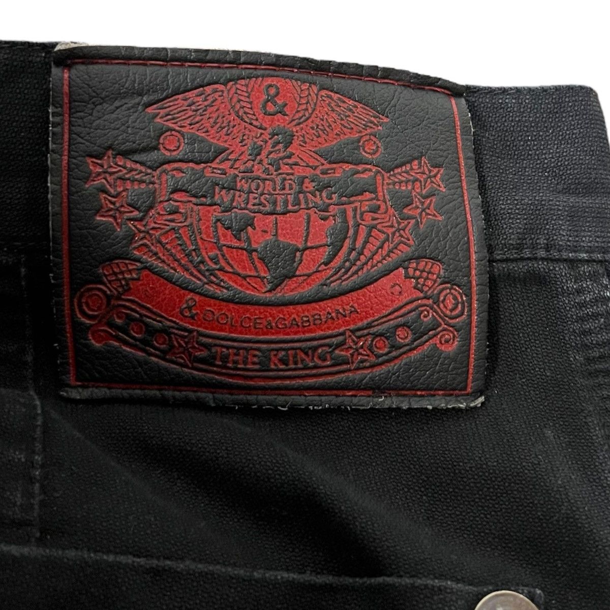 Dolce & Gabbana 00s Dolce & Gabbana "The King" World Wrestling Pants Size US 36 / EU 52 - 3 Thumbnail