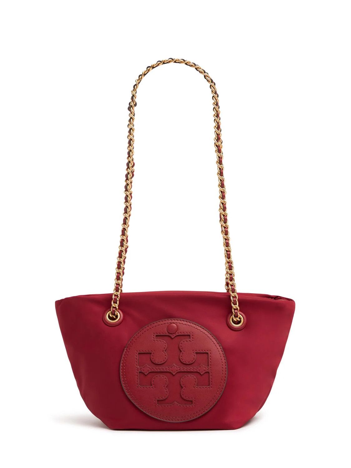Tory Burch o1s22i1n1024 Size: OS / Small Ella Shoulder Bag in Burgundy Size ONE SIZE - 1 Thumbnail