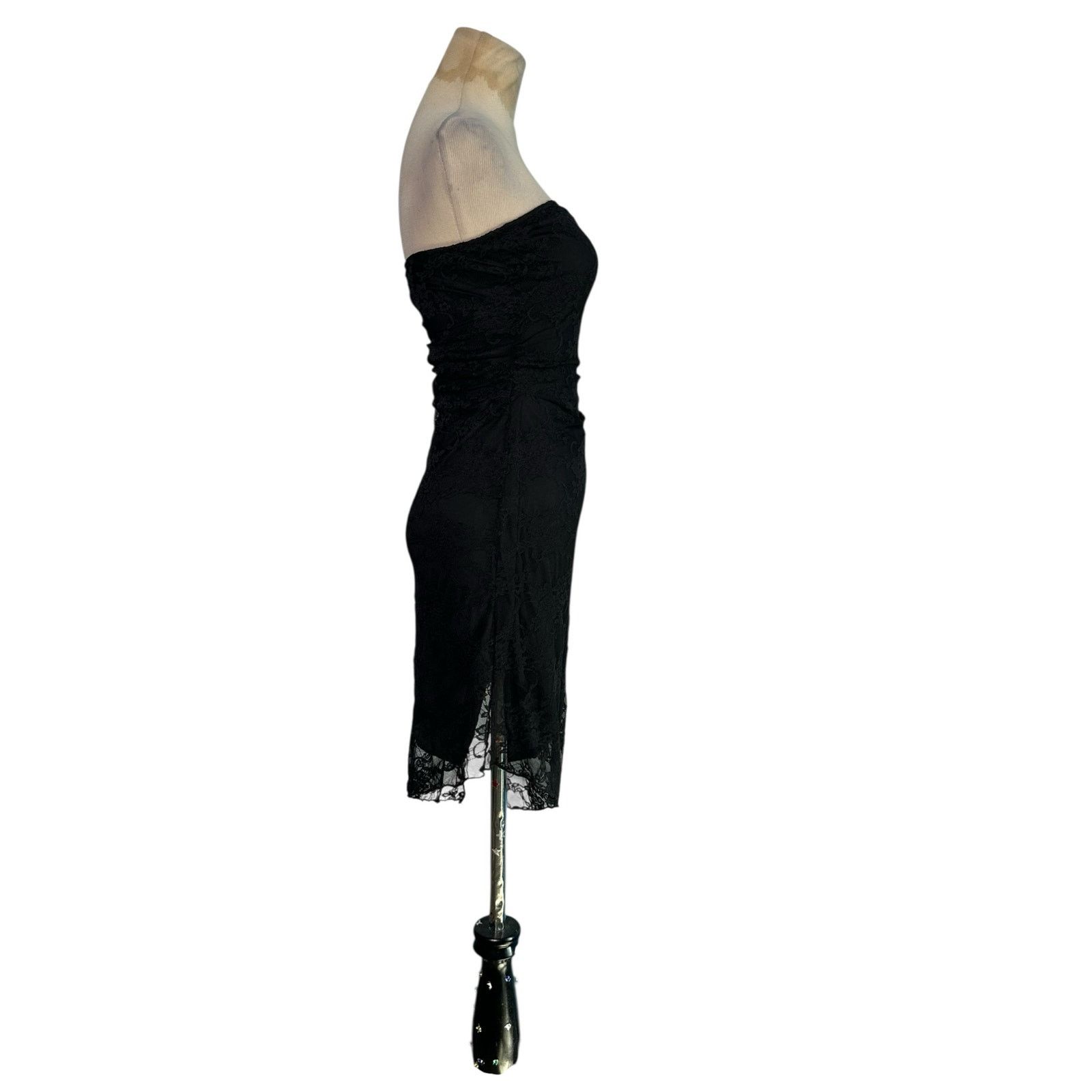 Fashion Nova Fashion Nova black lace bodycon mini party dress size Medium Size M / US 6-8 / IT 42-44 - 11 Thumbnail