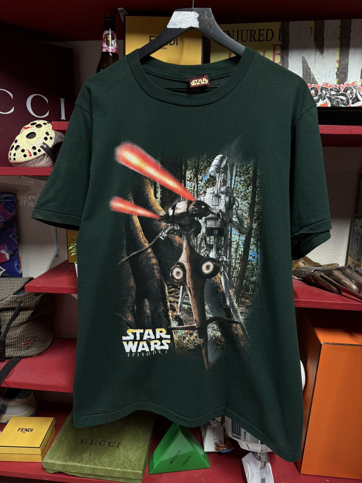 Star Wars 90’s Vintage Star Wars Ep 1 Droids Tee Shirt Large Size US L / EU 52-54 / 3 - 1 Thumbnail