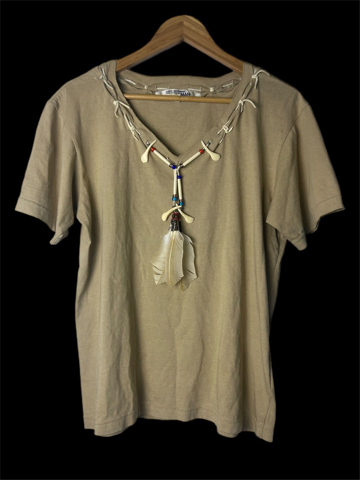 Junya Watanabe Junya Watanabe Man FW2003 Native Feather Shirt Size US S / EU 44-46 / 1 - 1 Thumbnail