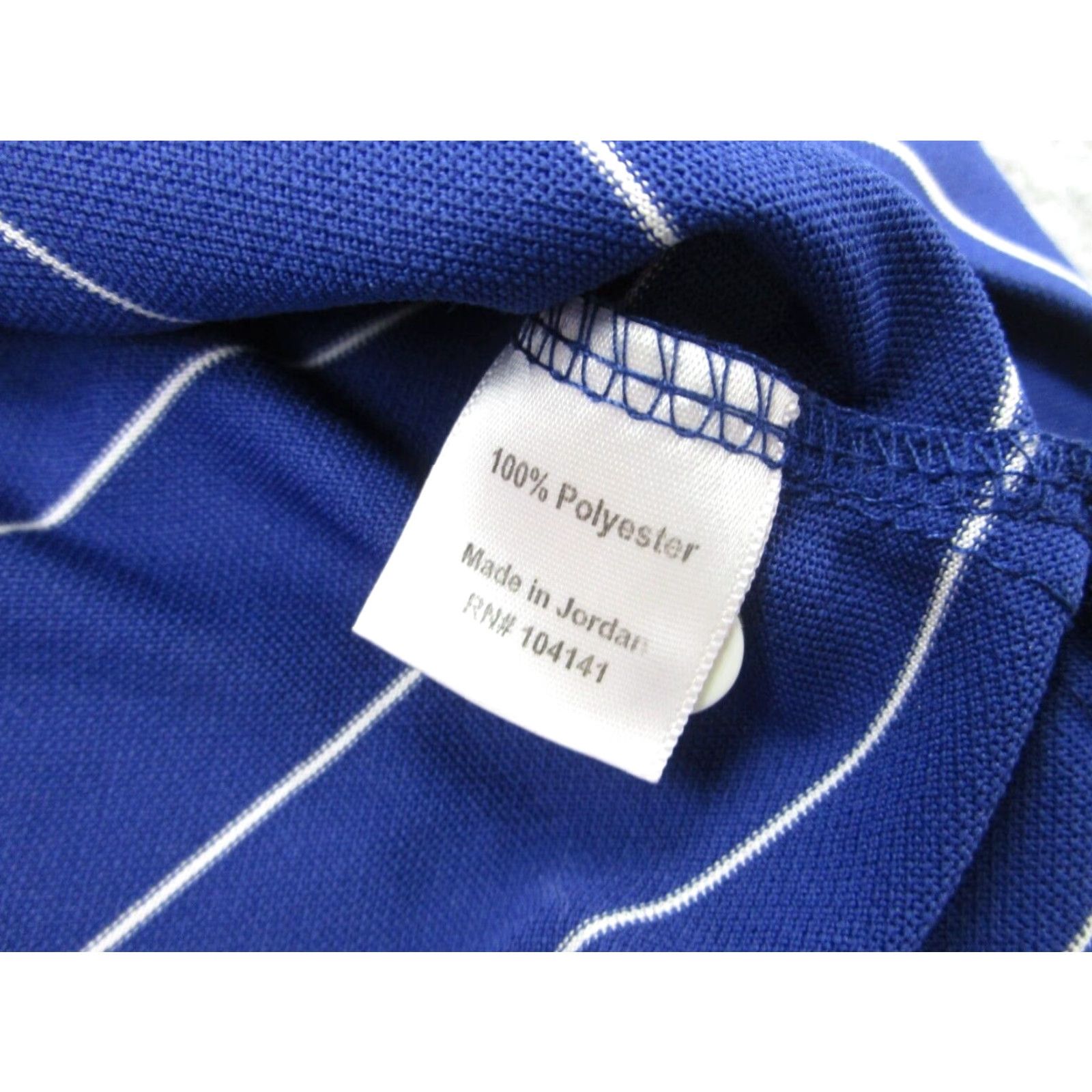 Vintage Walter Hagen Polo Shirt Mens 2XL Blue Knit Performance Stretch Wicking Golf Size US XXL / EU 58 / 5 - 6 Thumbnail