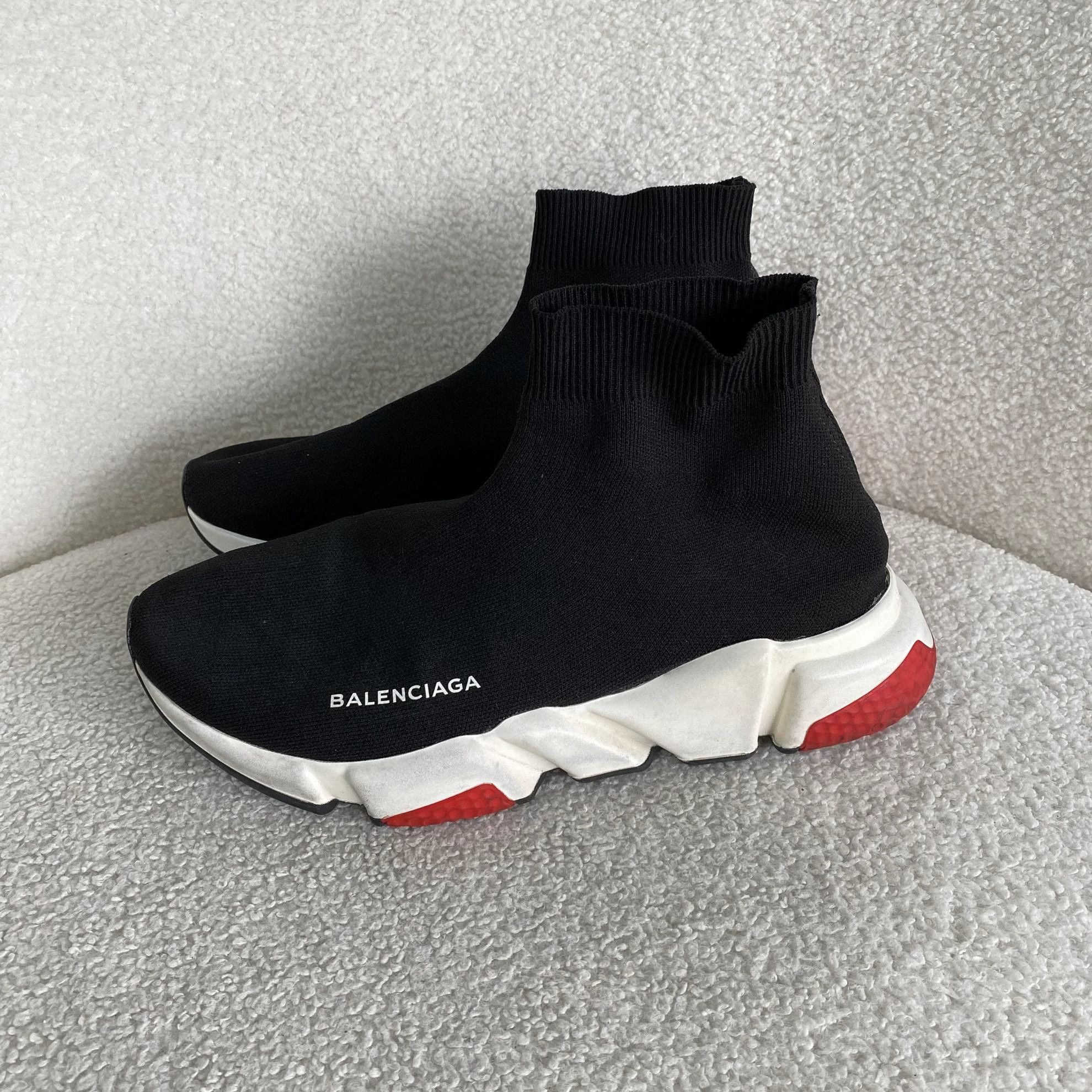 Balenciaga Balenciaga Black Logo Sneakers Size 41 Size US 8 / EU 41 - 3 Thumbnail
