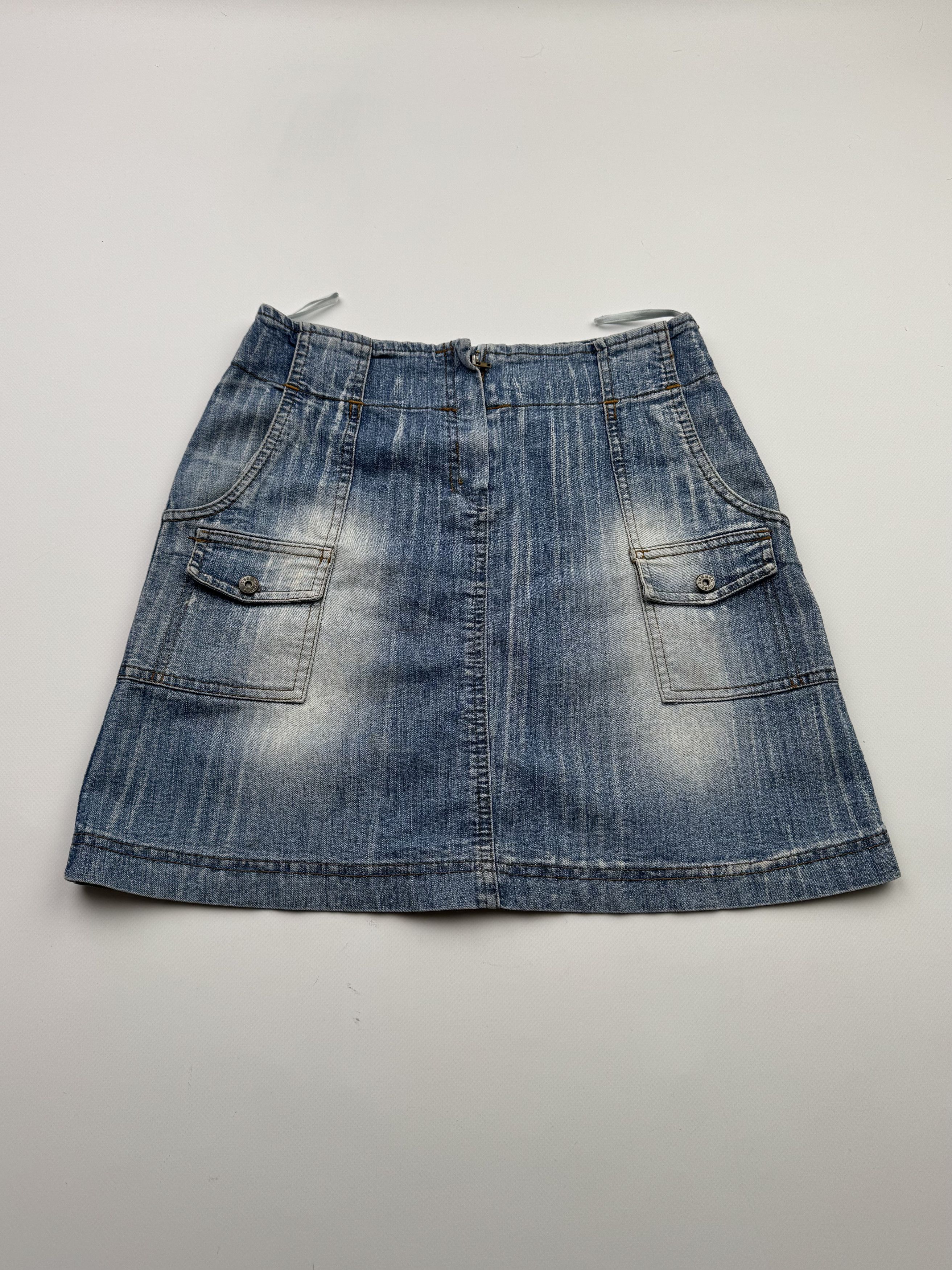 Vintage Vintage Cargo Faded Skirt B357(V325)E2 Size 26" / US 2 / IT 38 - 1 Thumbnail