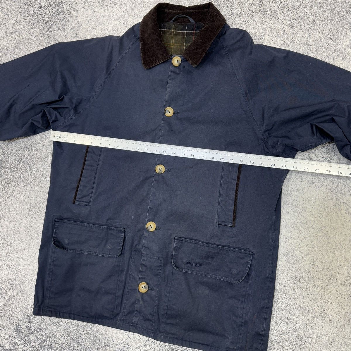 Barbour Barbour Short Riding Mac T154 Navy L size Size US L / EU 52-54 / 3 - 21 Thumbnail
