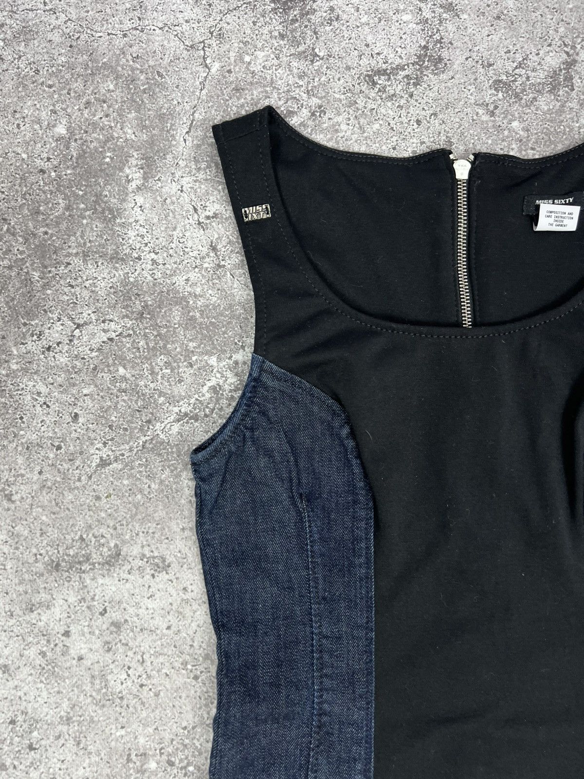 Miss Sixty Y2K Miss Sixty Denim Mini Dress Size S / US 4 / IT 40 - 4 Thumbnail