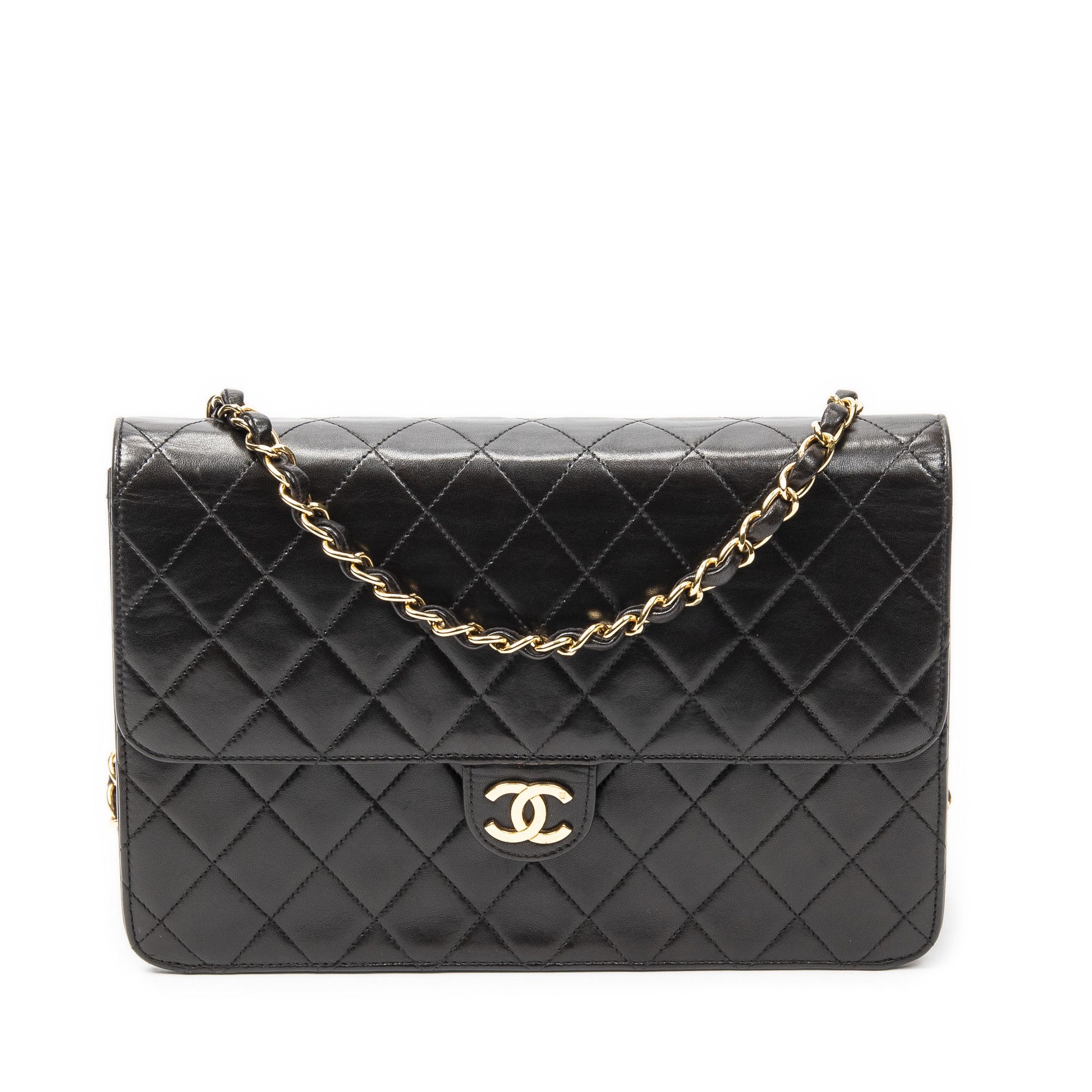 Vintage Push Lock Straight Flap