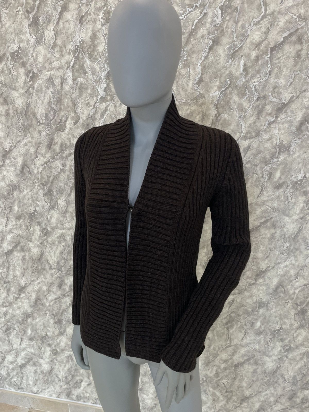 FUZZI × Jean Paul Gaultier × Vintage Vintage Jean Paul Gaultier Fuzzi Knitted Cardigan-Sweater Size M / US 6-8 / IT 42-44 - 4 Thumbnail