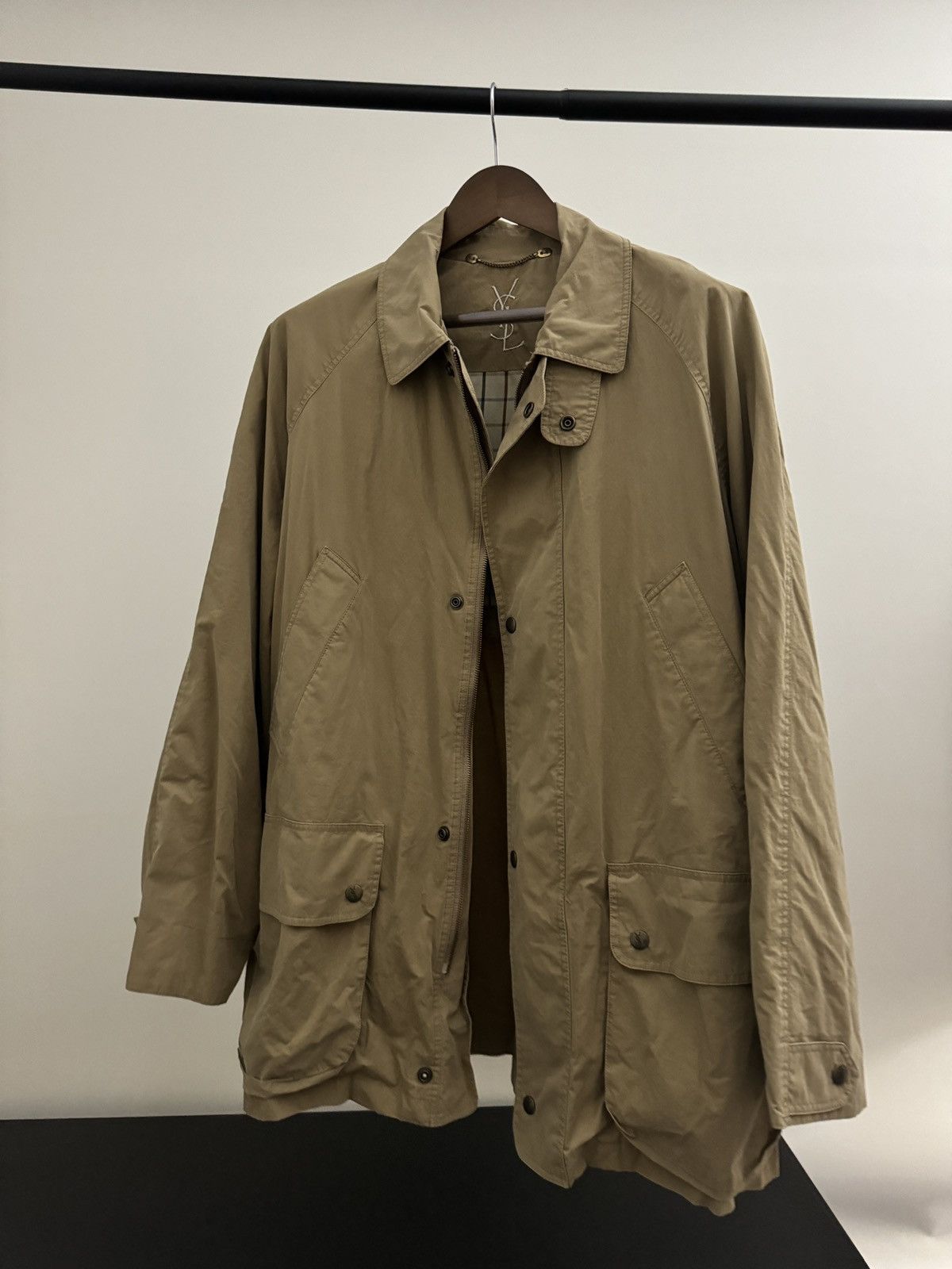 Yves Saint Laurent Yves Saint Laurent barbour style coat Size US L / EU 52-54 / 3 - 1 Thumbnail
