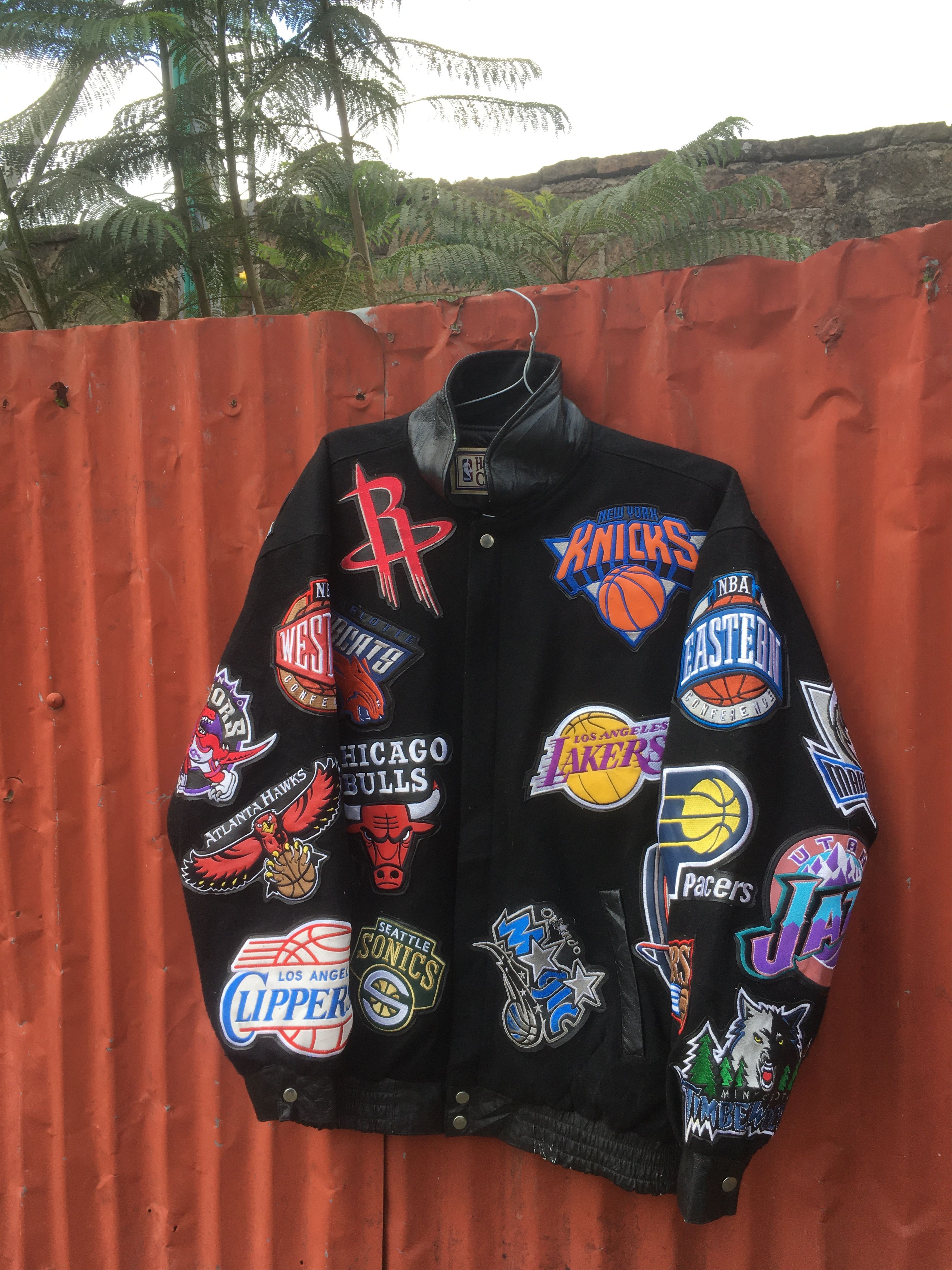 NBA Vintage Rare Hardwood Classic NBA wool varsity jacket Size US XL / EU 56 / 4 - 12 Thumbnail