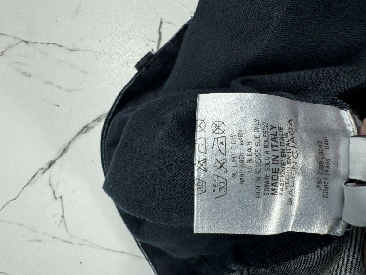 Balenciaga Balenciaga waxed black denim FW08 Size US 35 - 8 Thumbnail