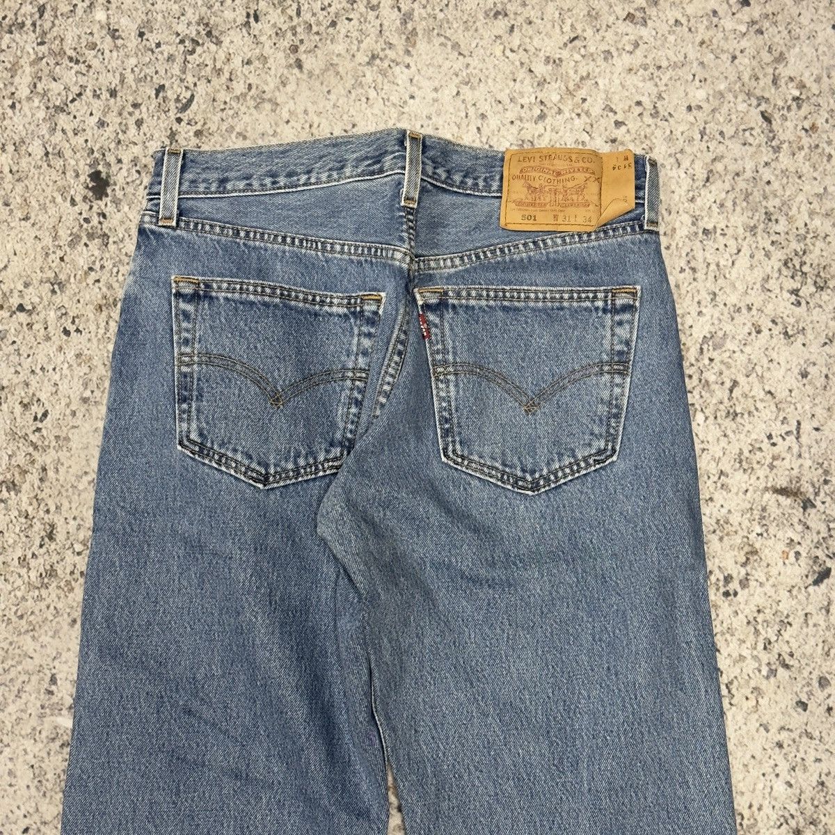 Levi's Vintage Levi’s 501 Straight Denim Jeans Size US 31 - 8 Thumbnail
