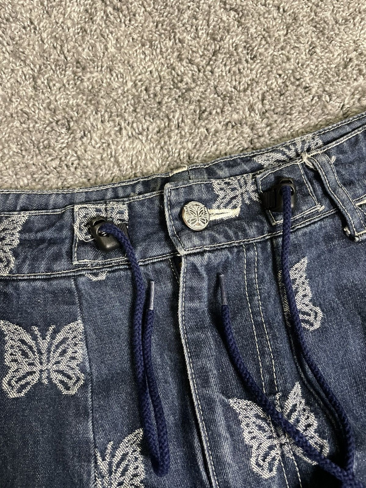 Needles Needles Butterfly Baggy Jeans Size US 30 / EU 46 - 4 Thumbnail