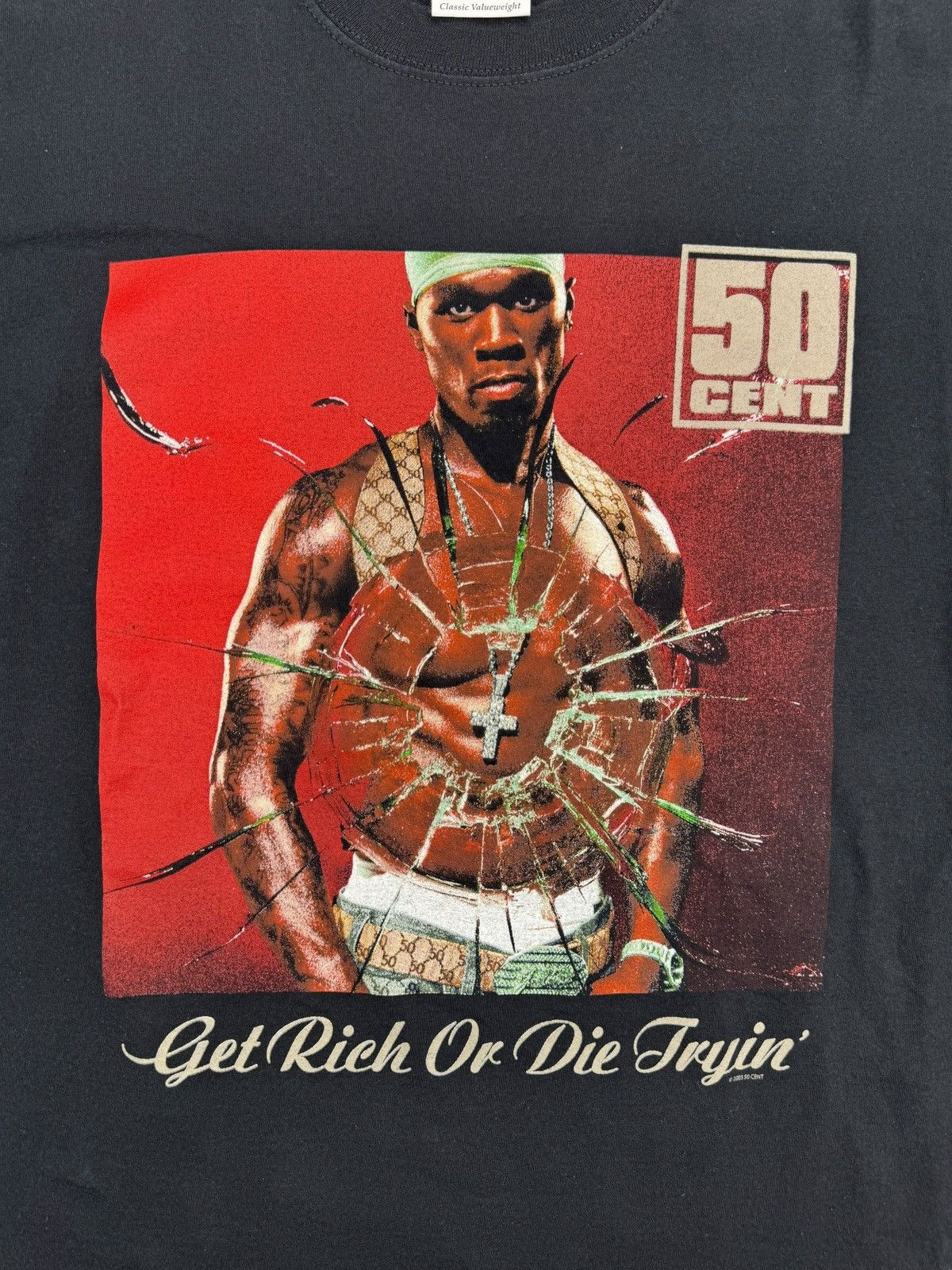 50 Cent Vintage 50 Cent ‘04 Get Rich Or Die Tryin’ T-Shirt Size US L / EU 52-54 / 3 - 5 Thumbnail
