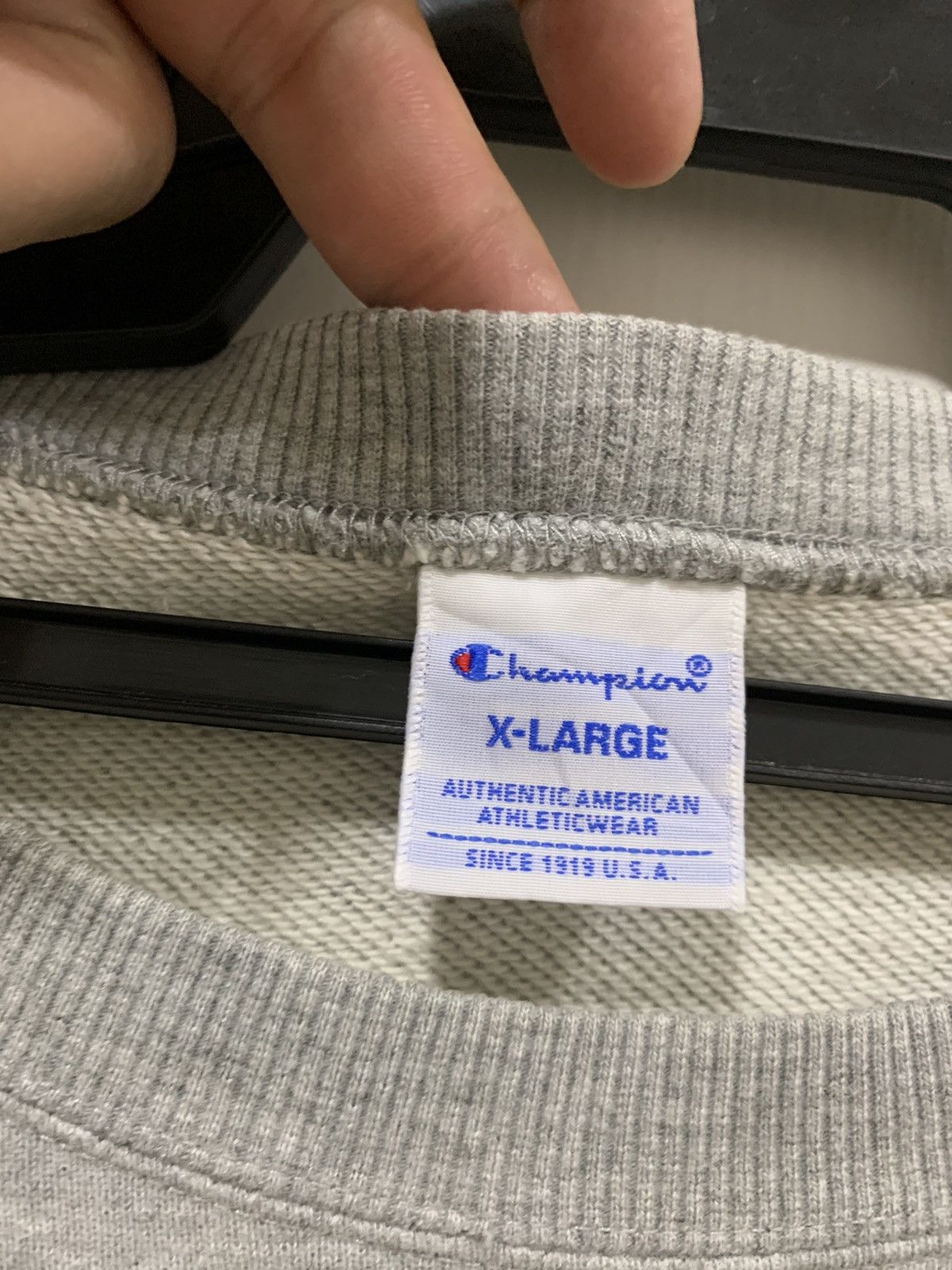 Champion × Japanese Brand × Vintage Champion Plain Grey XL Size US XL / EU 56 / 4 - 8 Thumbnail