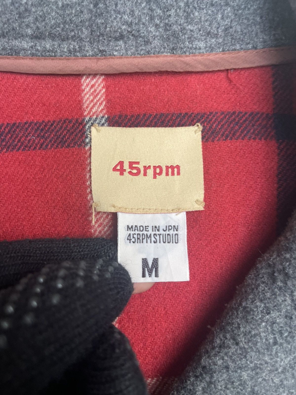 45rpm 45rpm Japan Wool Double-Breasted Jacket Tartan Lined Size US S / EU 44-46 / 1 - 3 Thumbnail