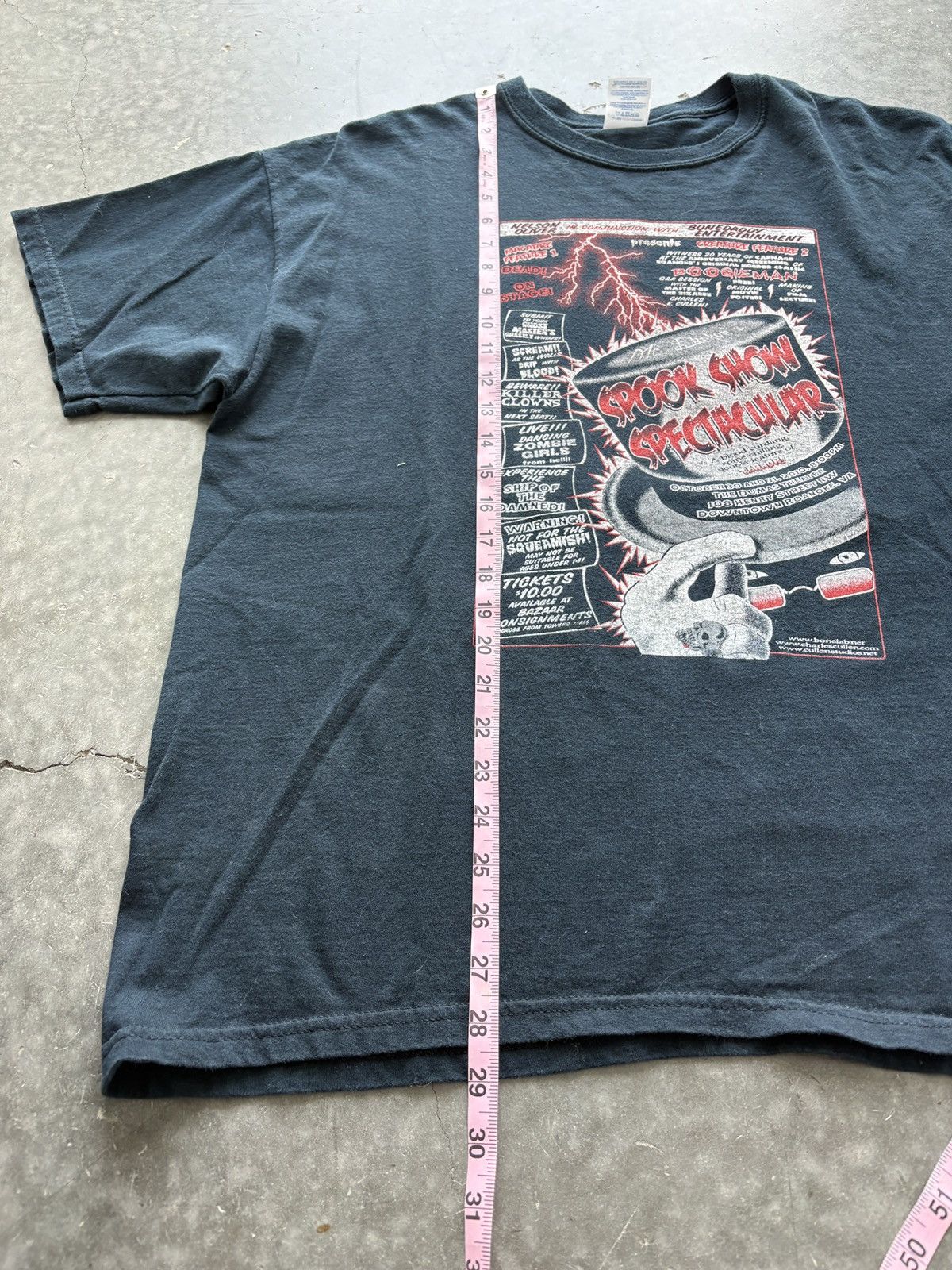 Vintage Vintage Y2K Spook Show Spectacular Horror Tee Size US XL / EU 56 / 4 - 7 Thumbnail