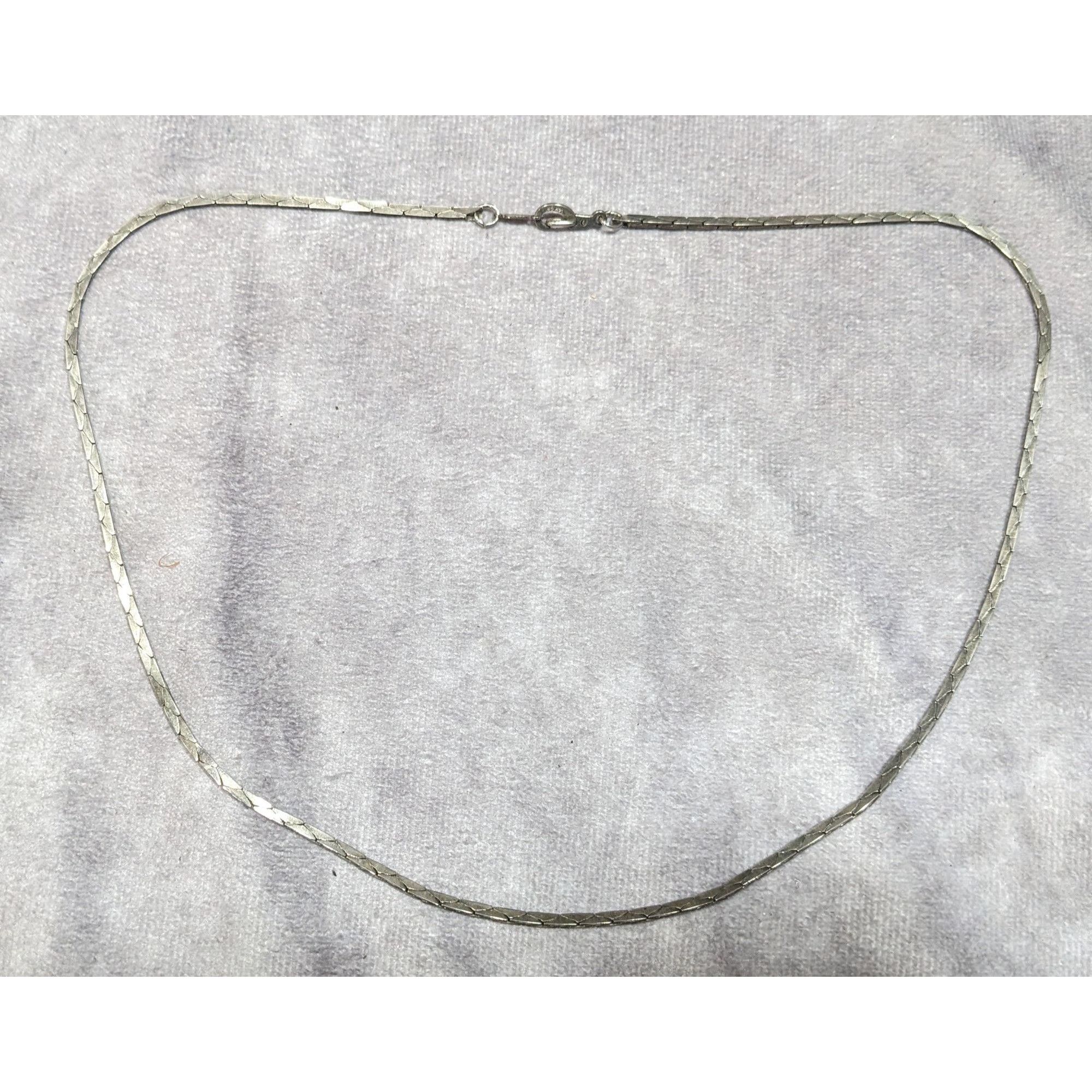Other Classic 14k Gold Plated Silver Tone Serpent Chain Necklace Size ONE SIZE - 6 Thumbnail