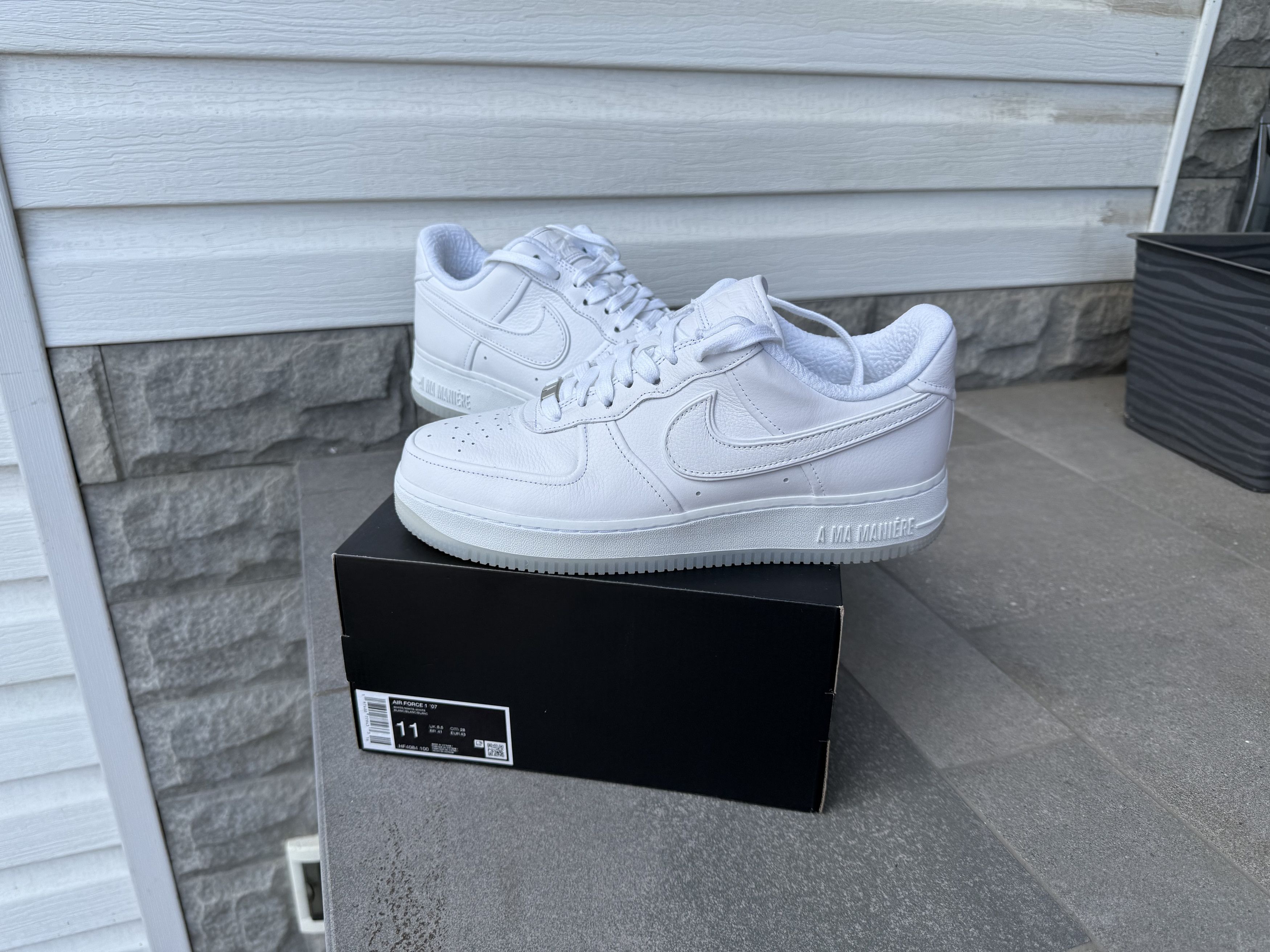 A Ma Maniere × Nike Nike Air Force 1 Low SP A Ma Maniére White (HF4084-100 5) Size US 9.5 / EU 42-43 - 1 Thumbnail