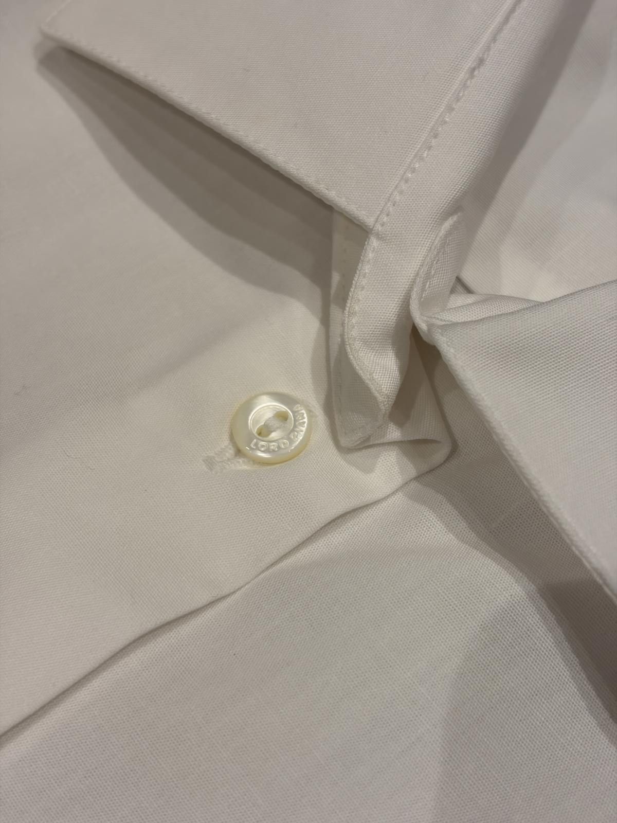 Loro Piana Loro Piana White Tailored Cotton Shirt Size XL / US 12-14 / IT 48-50 - 8 Thumbnail