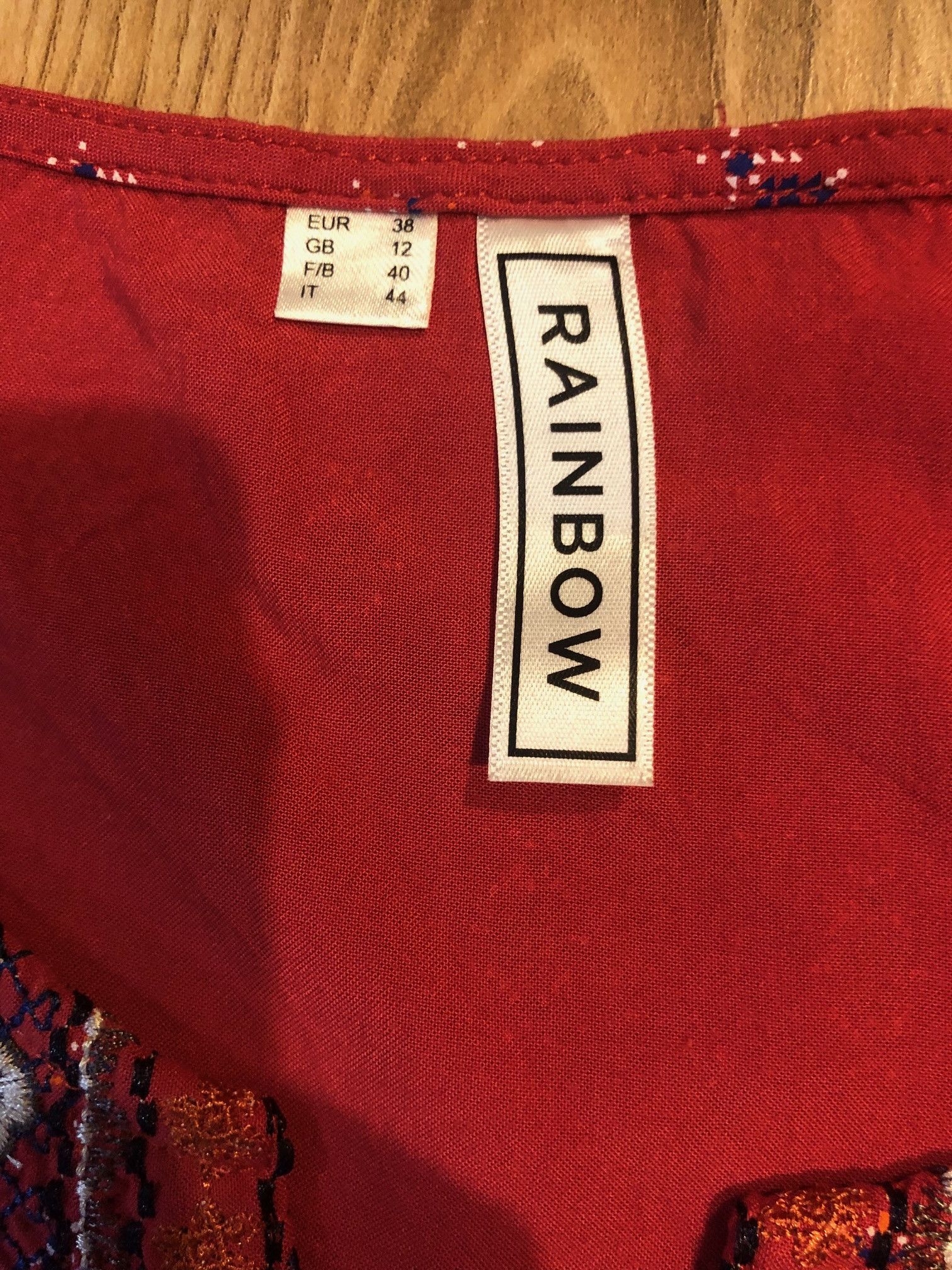 Rainbow Ethno dress/blouse size 38 Rainbow Size M / US 6-8 / IT 42-44 - 5 Thumbnail