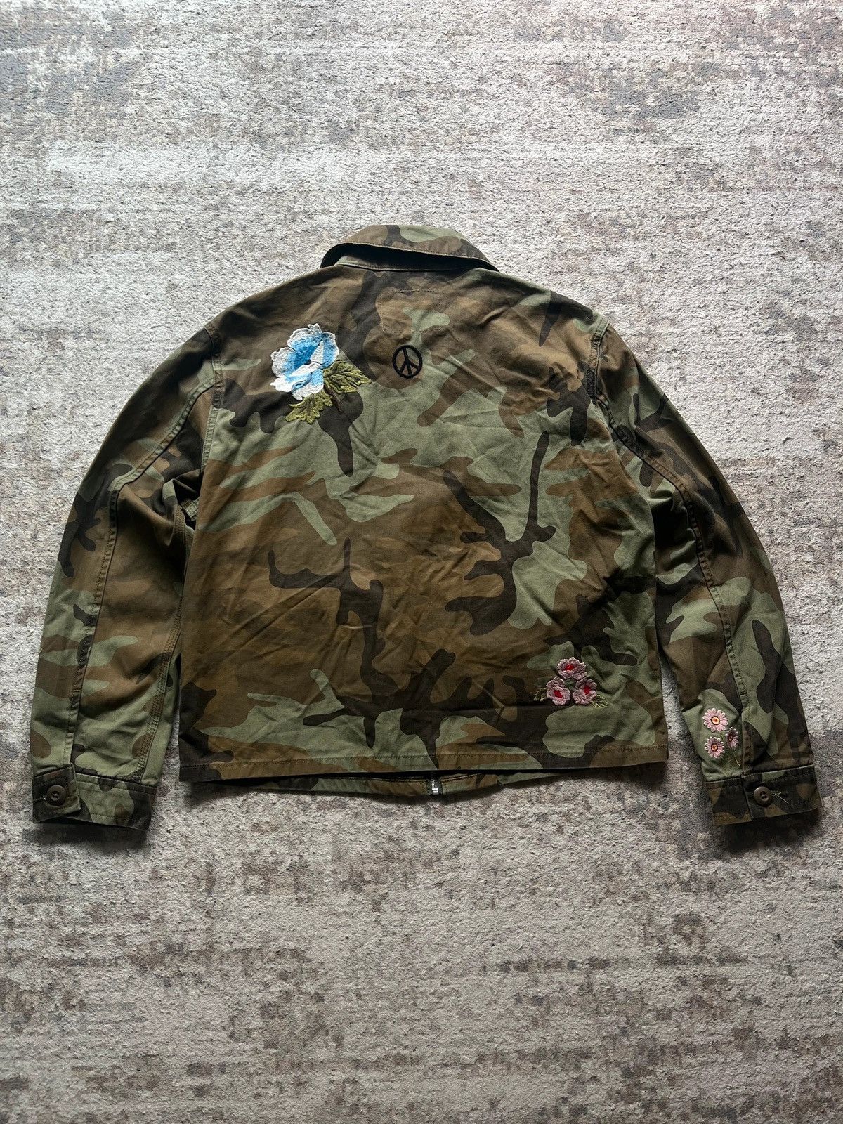 Levi's Levi’s Sz S Made in Sri Lanka 2017 Rare Camo Caroline Jacket Size S / US 4 / IT 40 - 9 Thumbnail