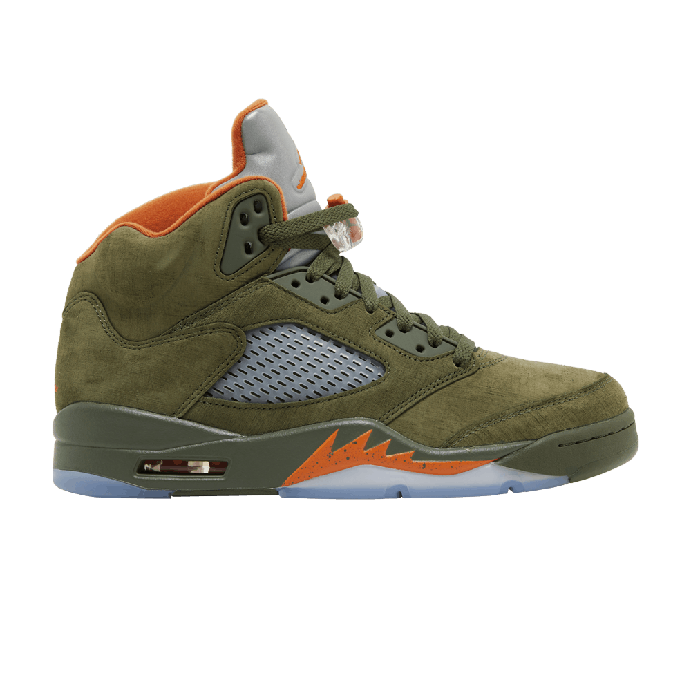 image of Air Jordan 5 Retro Olive 2024 Shoes in Green, Men's (Size 7)