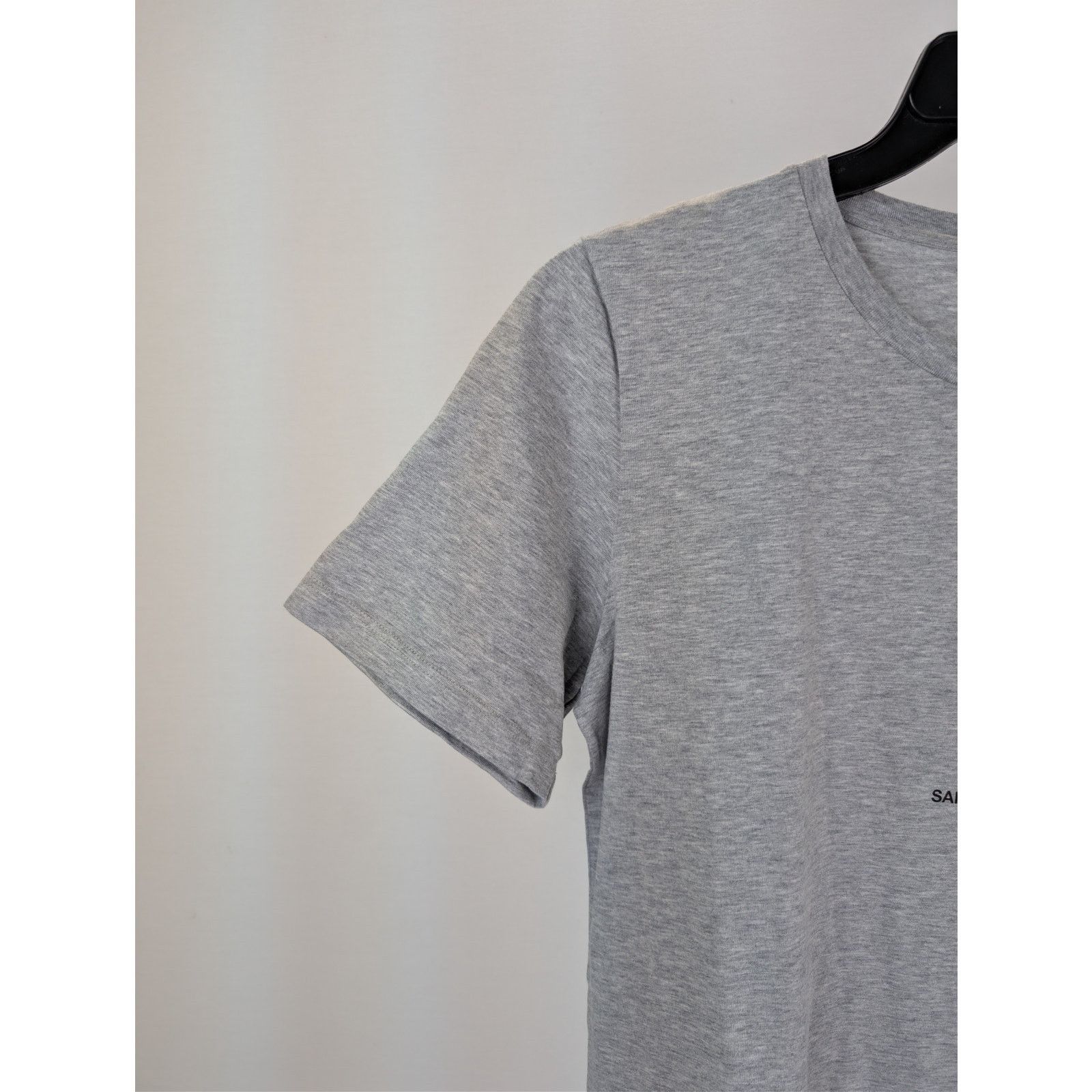 Saint Laurent Paris o1rshd1 Jersey Imprime Saint Laurent T-Shirt in Grey Size US M / EU 48-50 / 2 - 6 Thumbnail