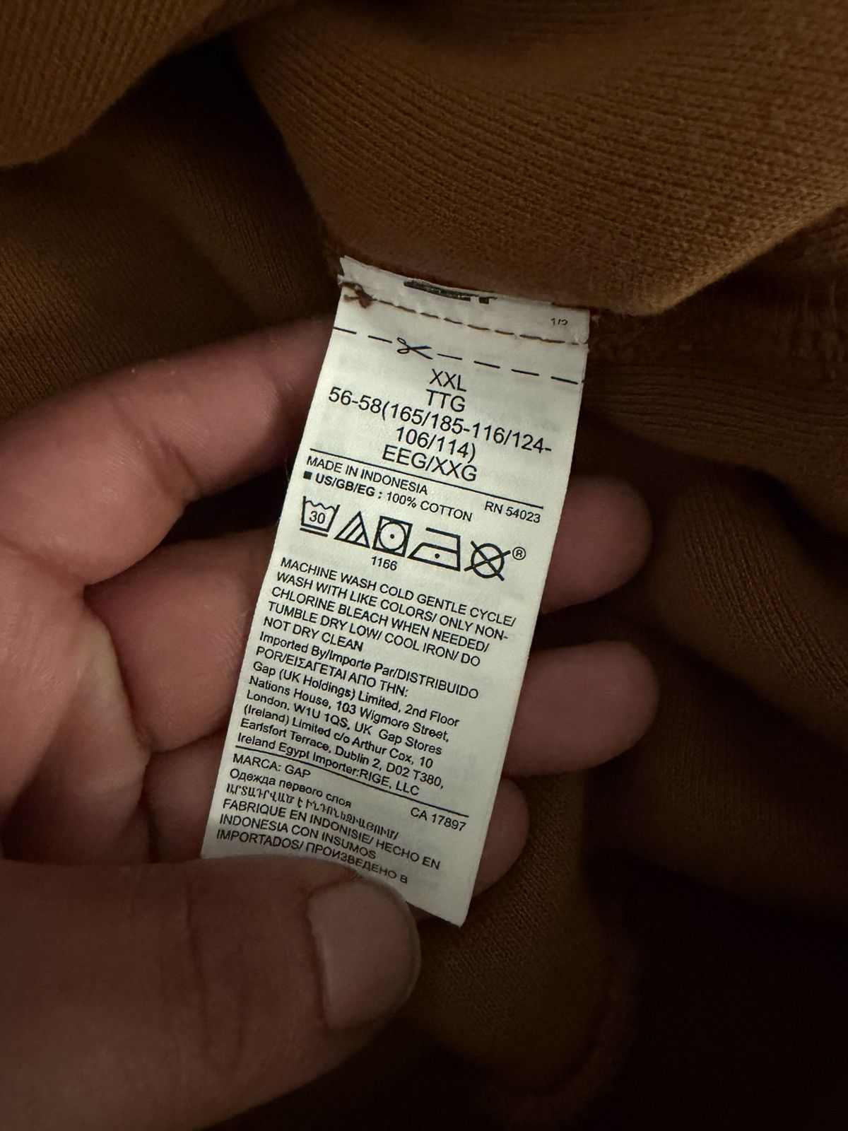 Gap × Yeezy YEEZY GAP LIGHT BROWN PERFECT HOODIE IN XXL Size US XXL / EU 58 / 5 - 7 Thumbnail