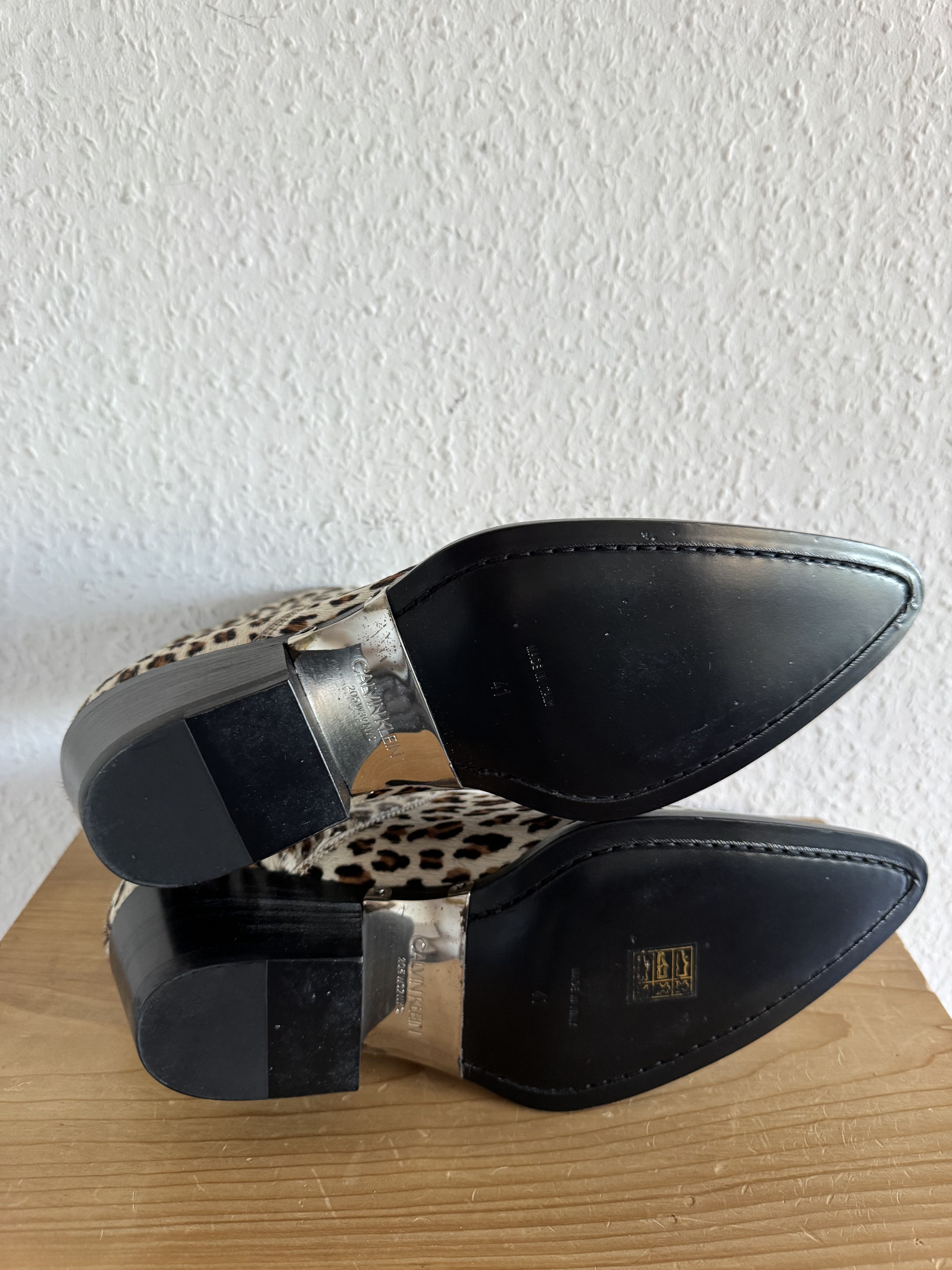 Calvin Klein 205W39NYC Pony Hair Spazzolato Ankle Boots Size US 8 / EU 41 - 7 Thumbnail