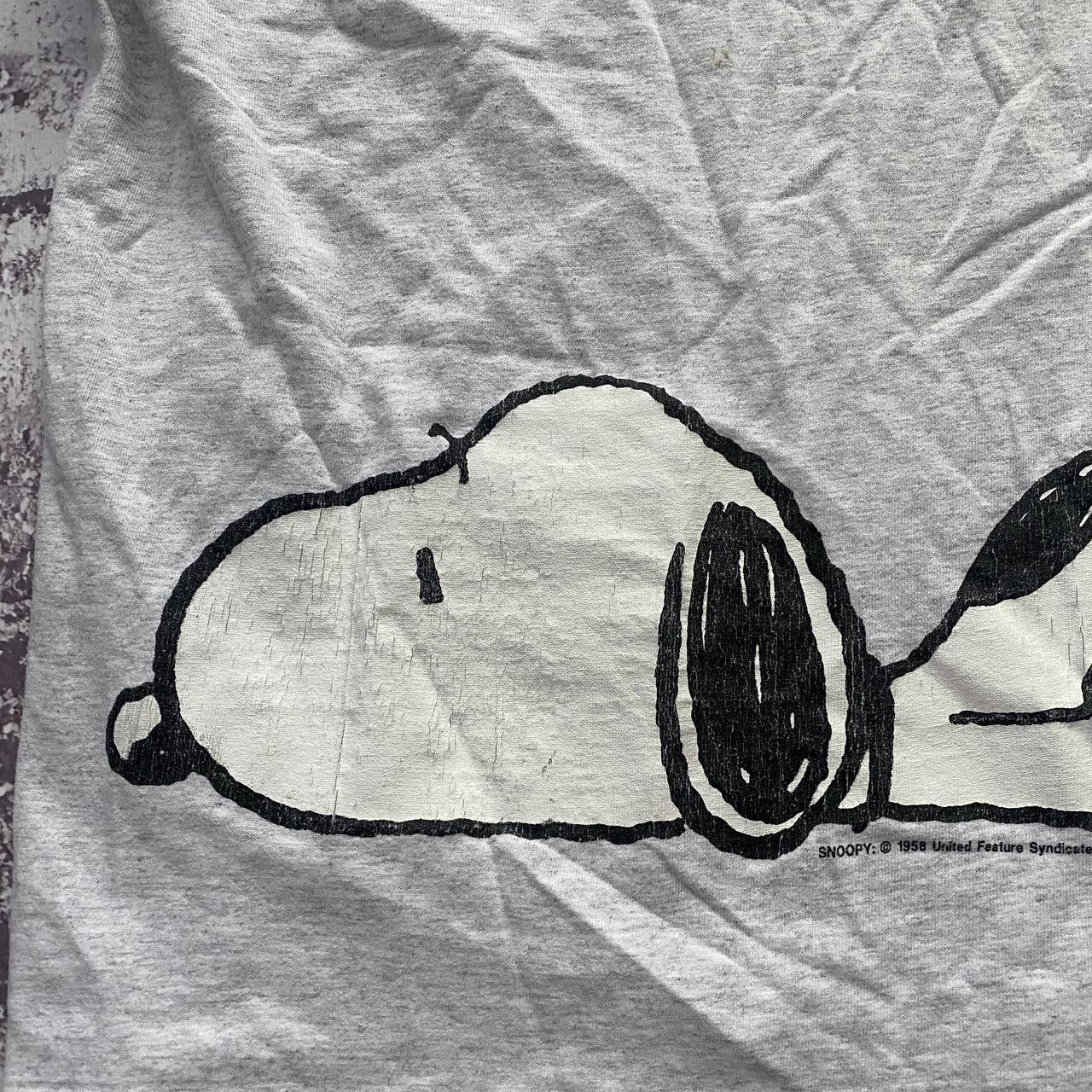 Vintage Vintage Peanuts Snoopy 1958 T Shirt Size US L / EU 52-54 / 3 - 3 Thumbnail