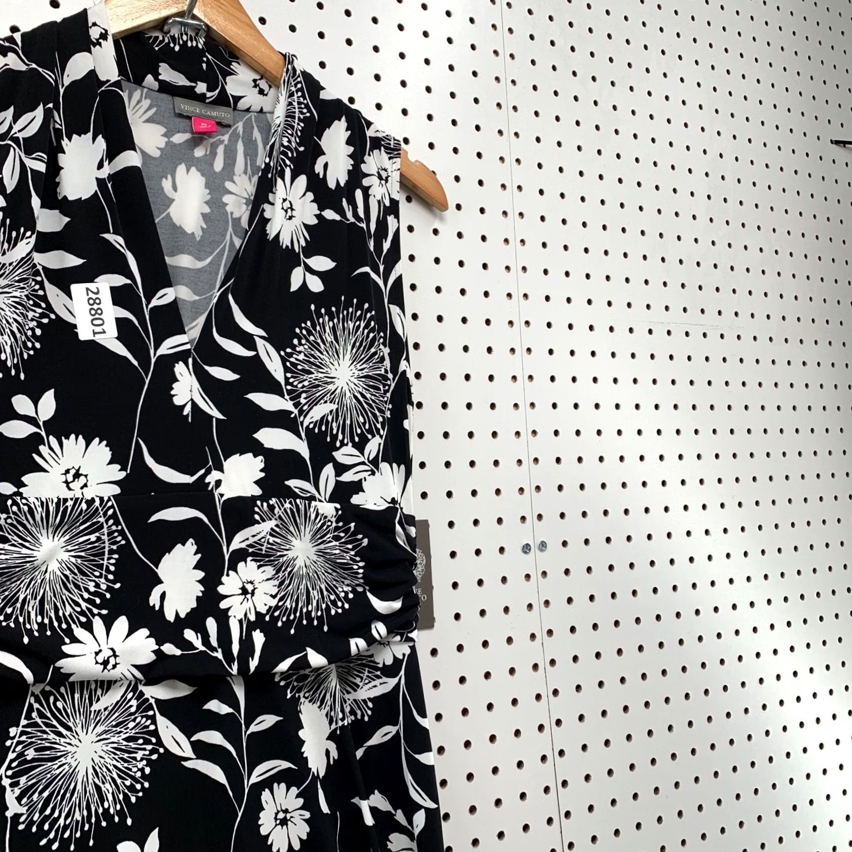 Vince Camuto Vince Camuto Maxi Slip Dress Black Floral L Petite Large Womens Dress Size L / US 10 / IT 46 - 6 Thumbnail