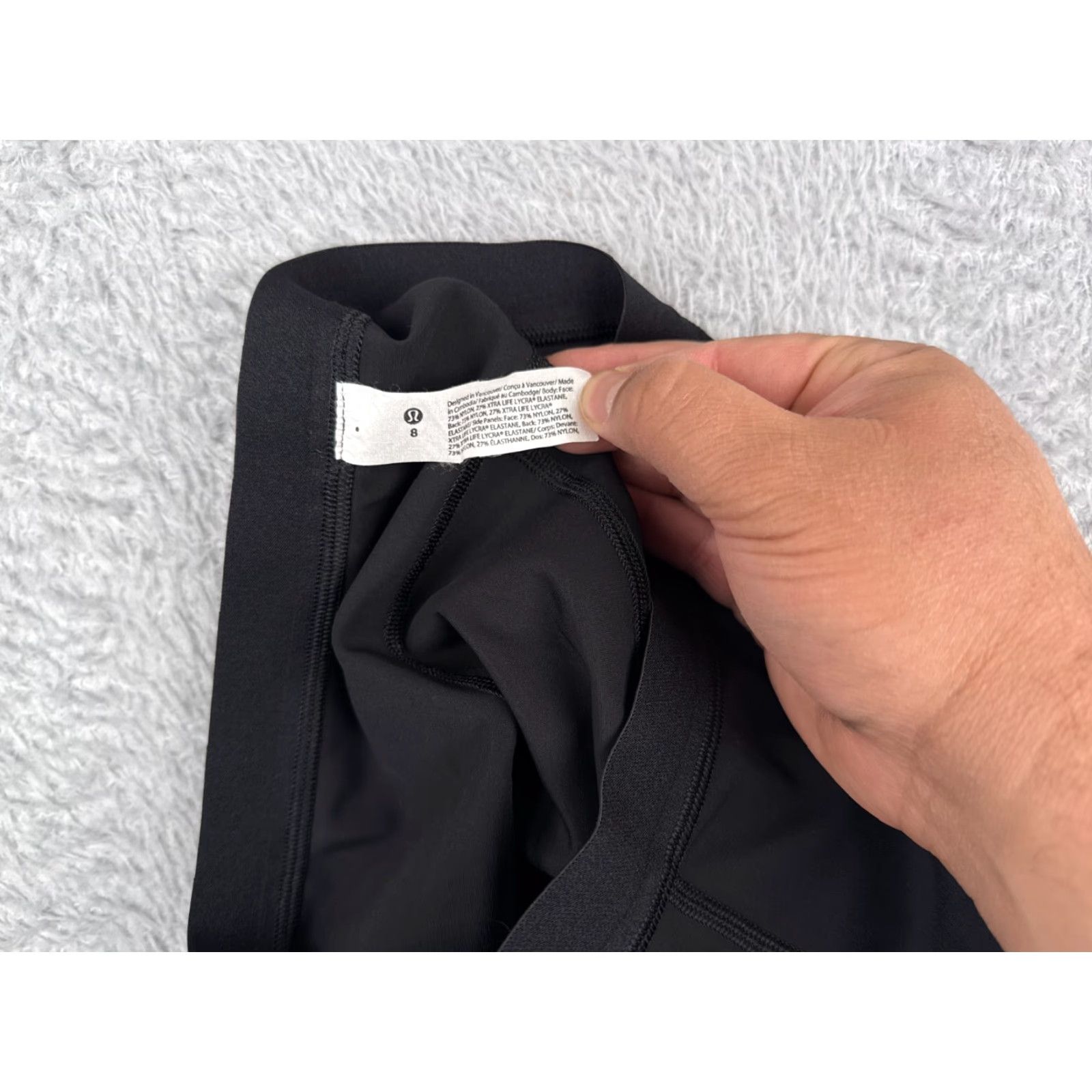 Lululemon Lululemon Women's Cropped Pants 8 Black High Rise Paddle Board Yoga Athleisure Size 30" / US 8 / IT 44 - 2 Thumbnail