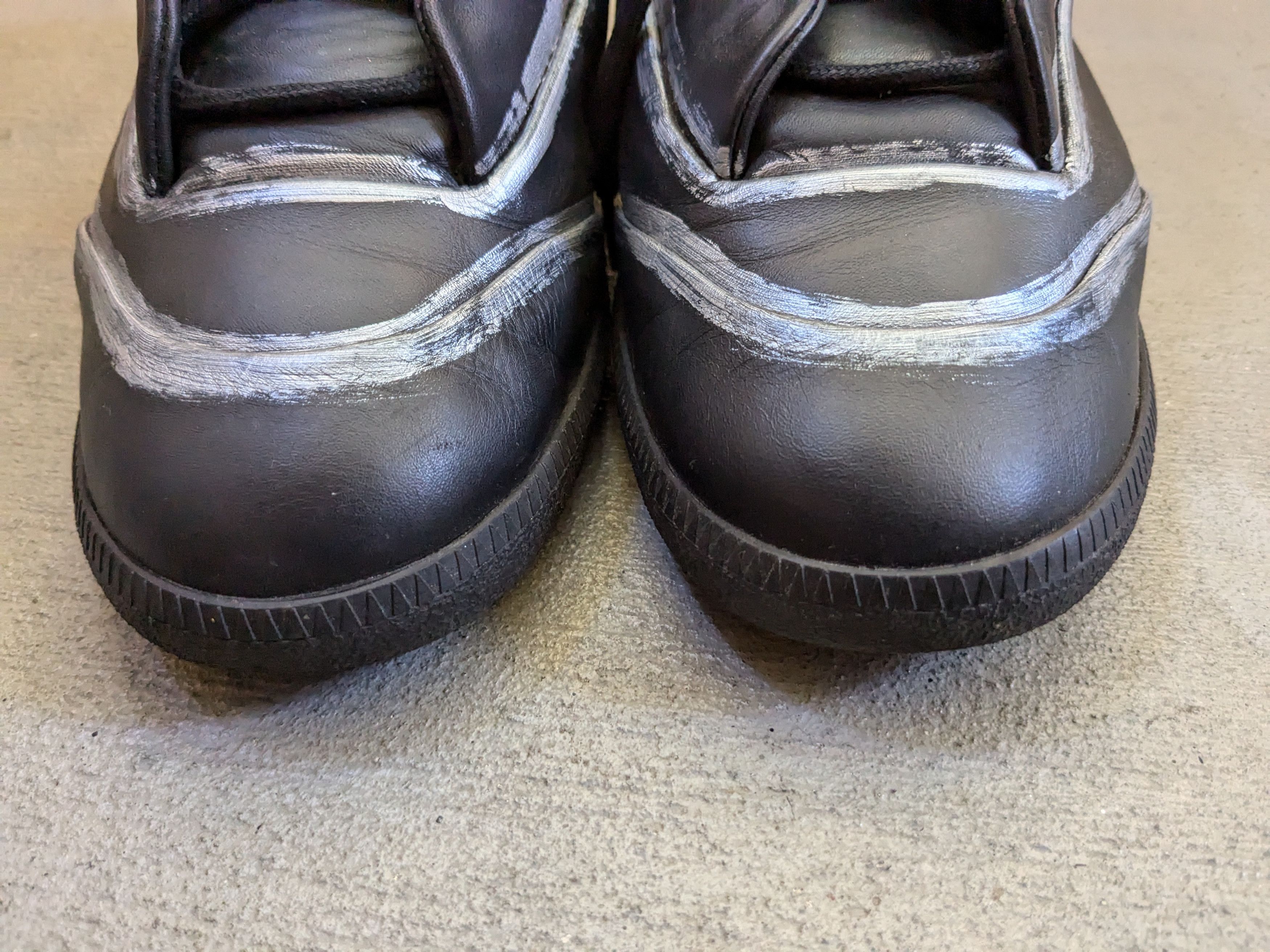 Maison Margiela Maison Margiela Future Black Silver 13 46 Tops Leather Size US 13 / EU 46 - 2 Thumbnail