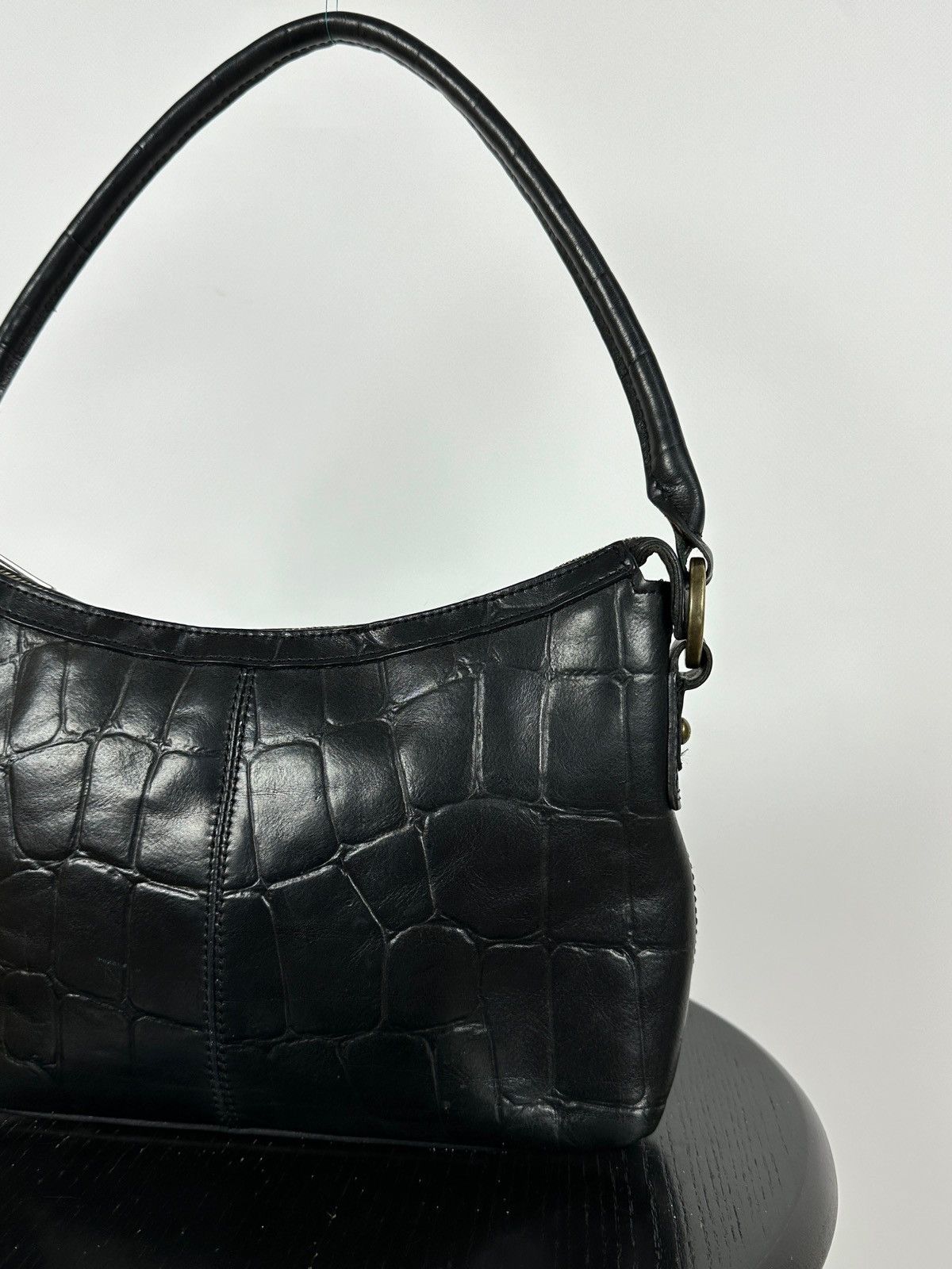 Mulberry Vintage Mulberry Black Leather Handbag Size ONE SIZE - 12 Thumbnail