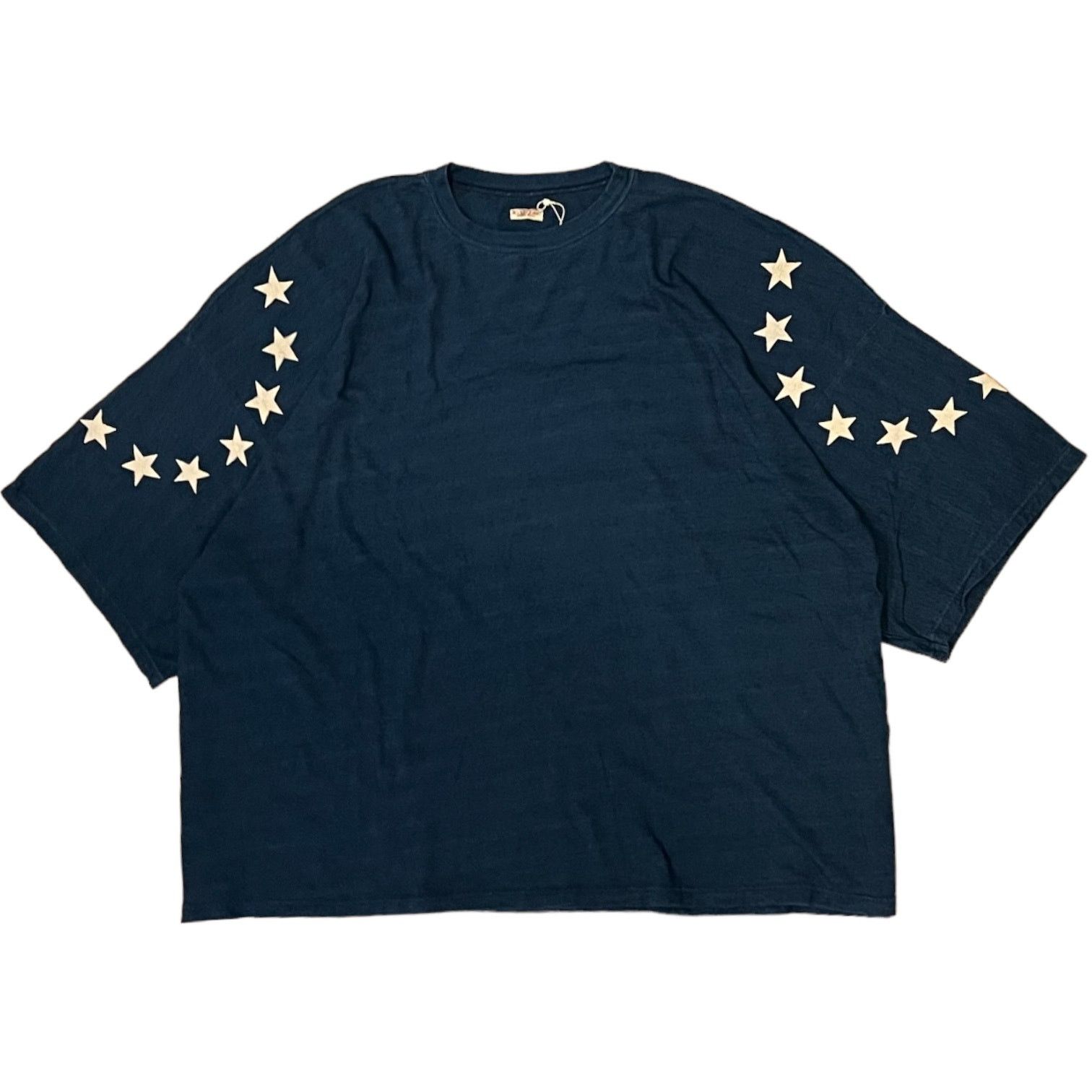 image of Kapital Idg Tenjiku Star Huge Tee in Blue, Men's (Size 2XL)