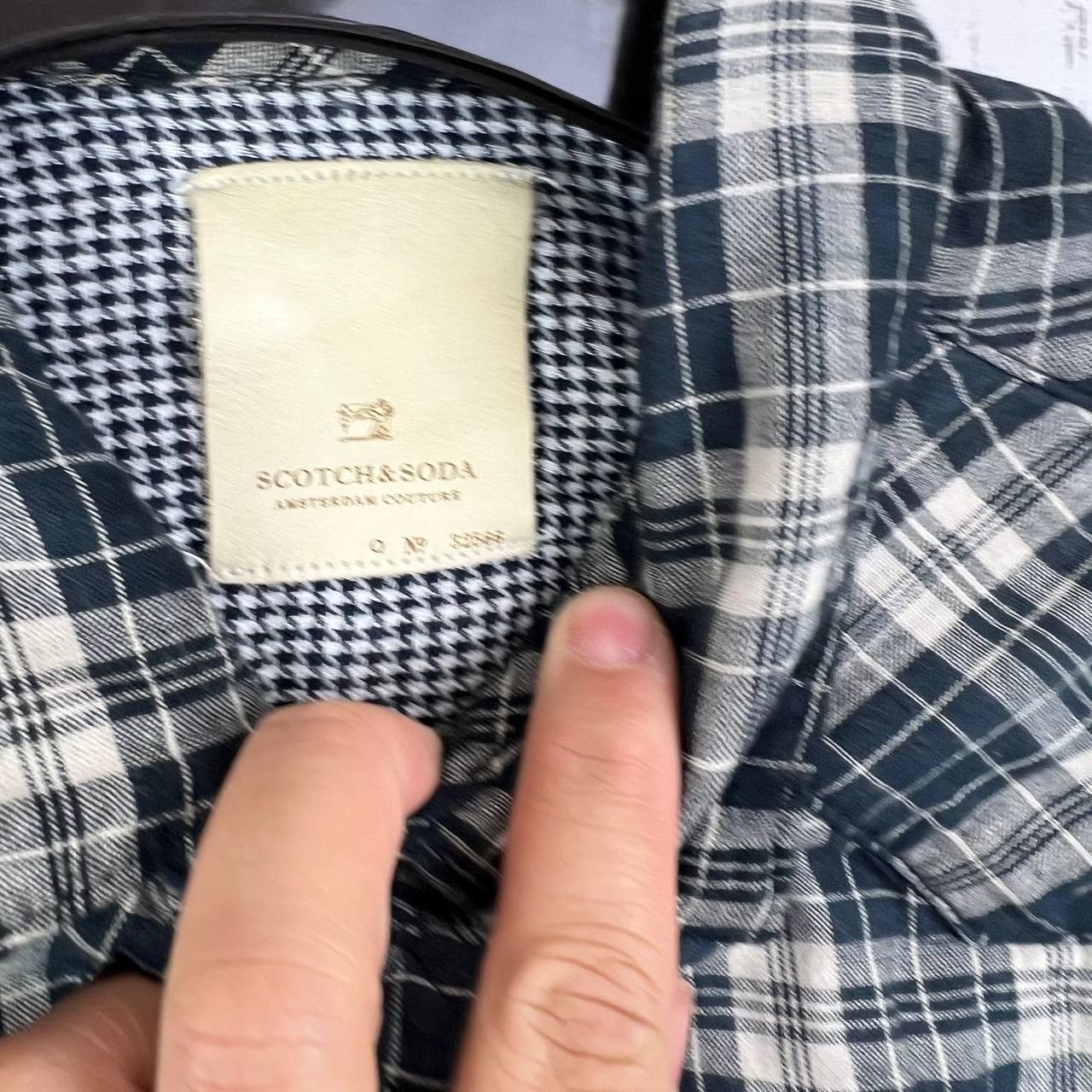 Scotch & Soda Scotch & Soda Large Plaid Long Sleeve Button Down Shirt Men Size US L / EU 52-54 / 3 - 7 Thumbnail