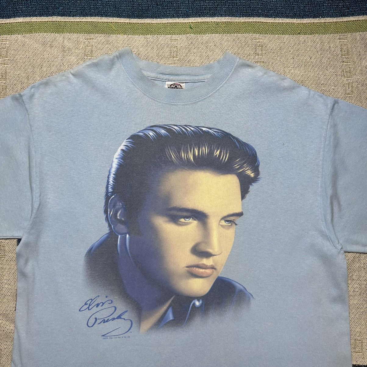 Band Tees Vintage Elvis Presley Music T-Shirt Size US L / EU 52-54 / 3 - 3 Thumbnail