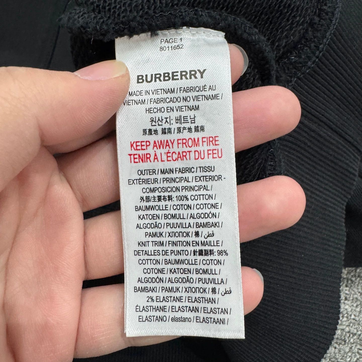 Burberry Burberry Logo Print Hoodie S 99 New Size US S / EU 44-46 / 1 - 3 Thumbnail