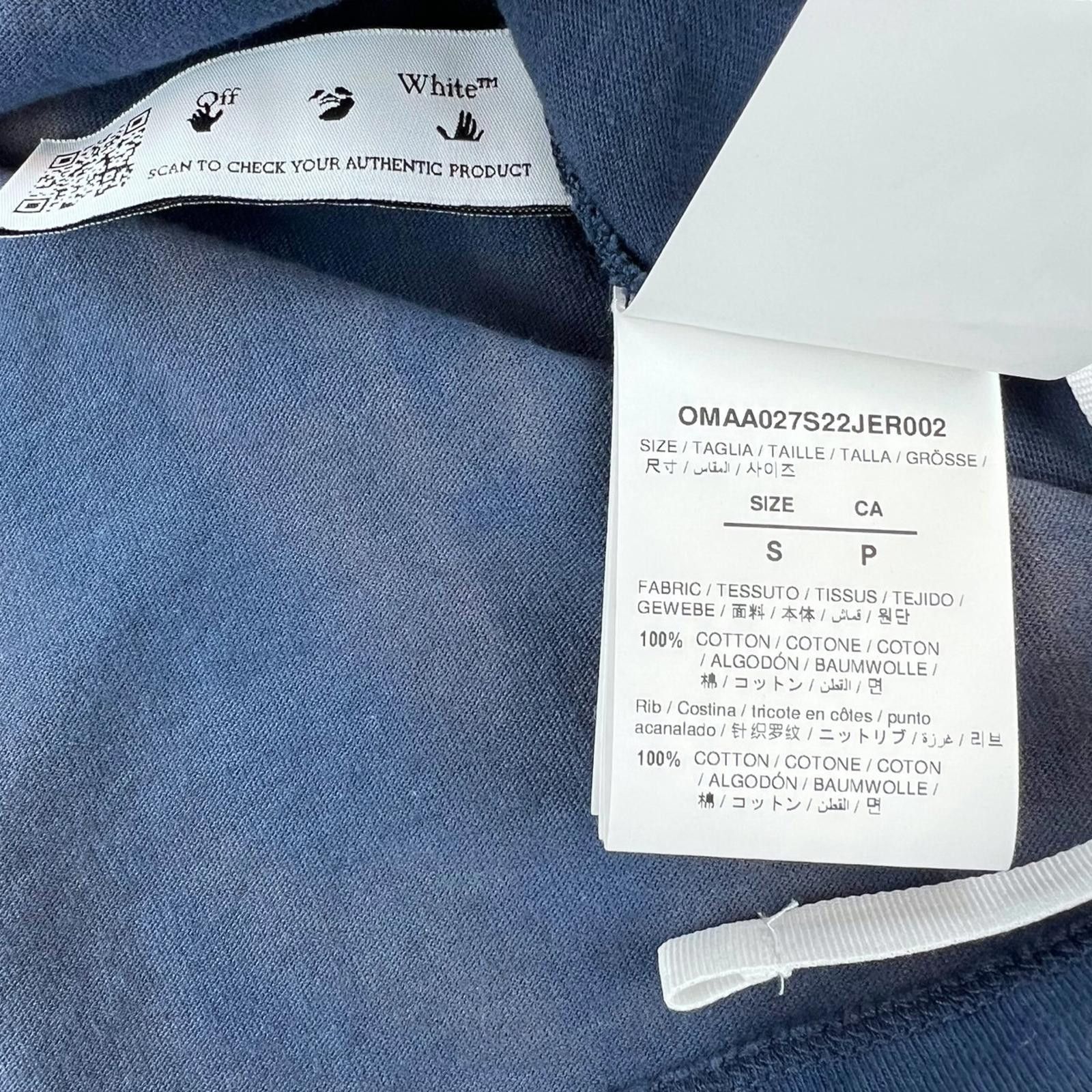 Off-White Off-White Diagonal Bleach Dyed T Shirt Size US S / EU 44-46 / 1 - 5 Thumbnail