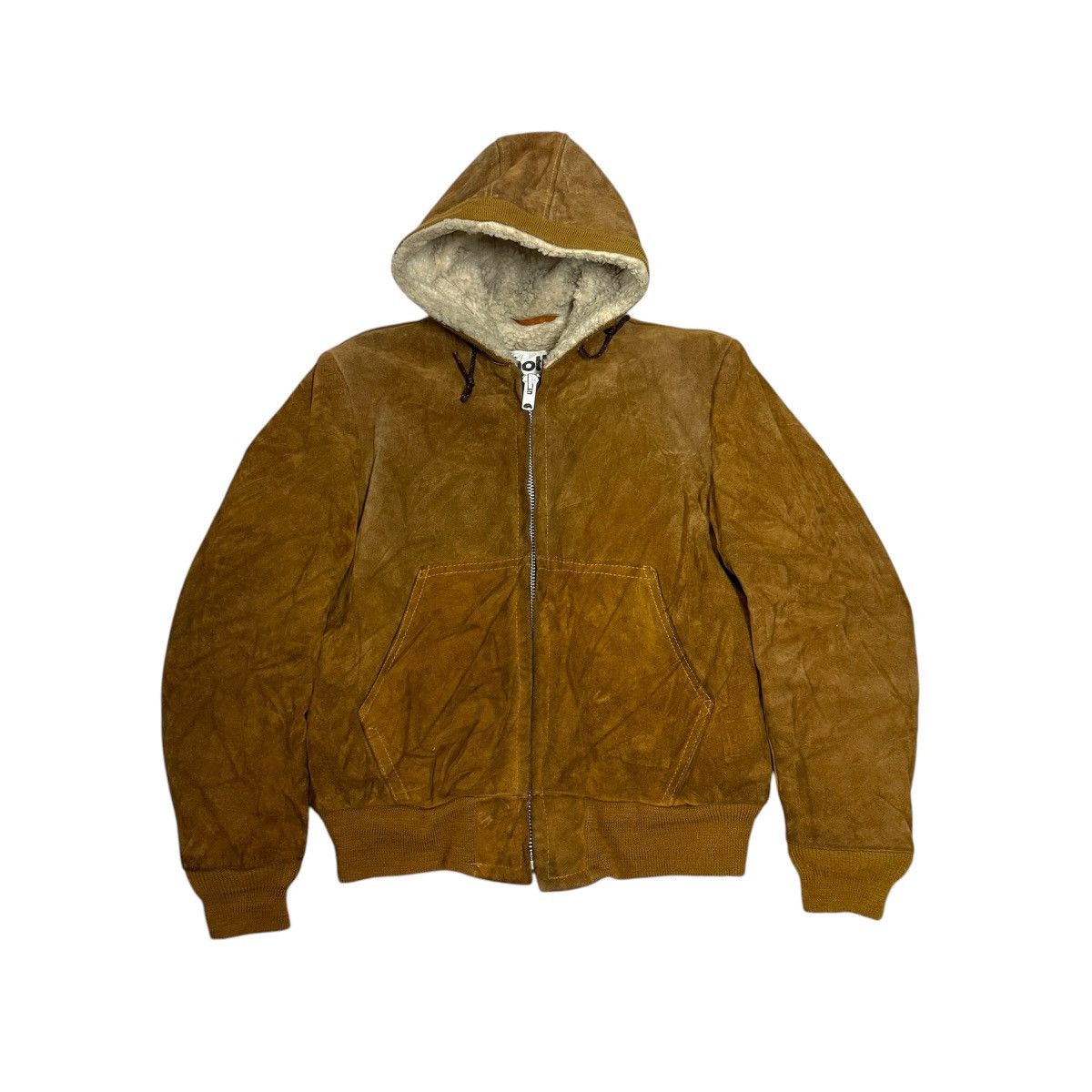 Schott Vintage Schott Suede Hooded Jacket shearling sherpa Size US M / EU 48-50 / 2 - 1 Thumbnail