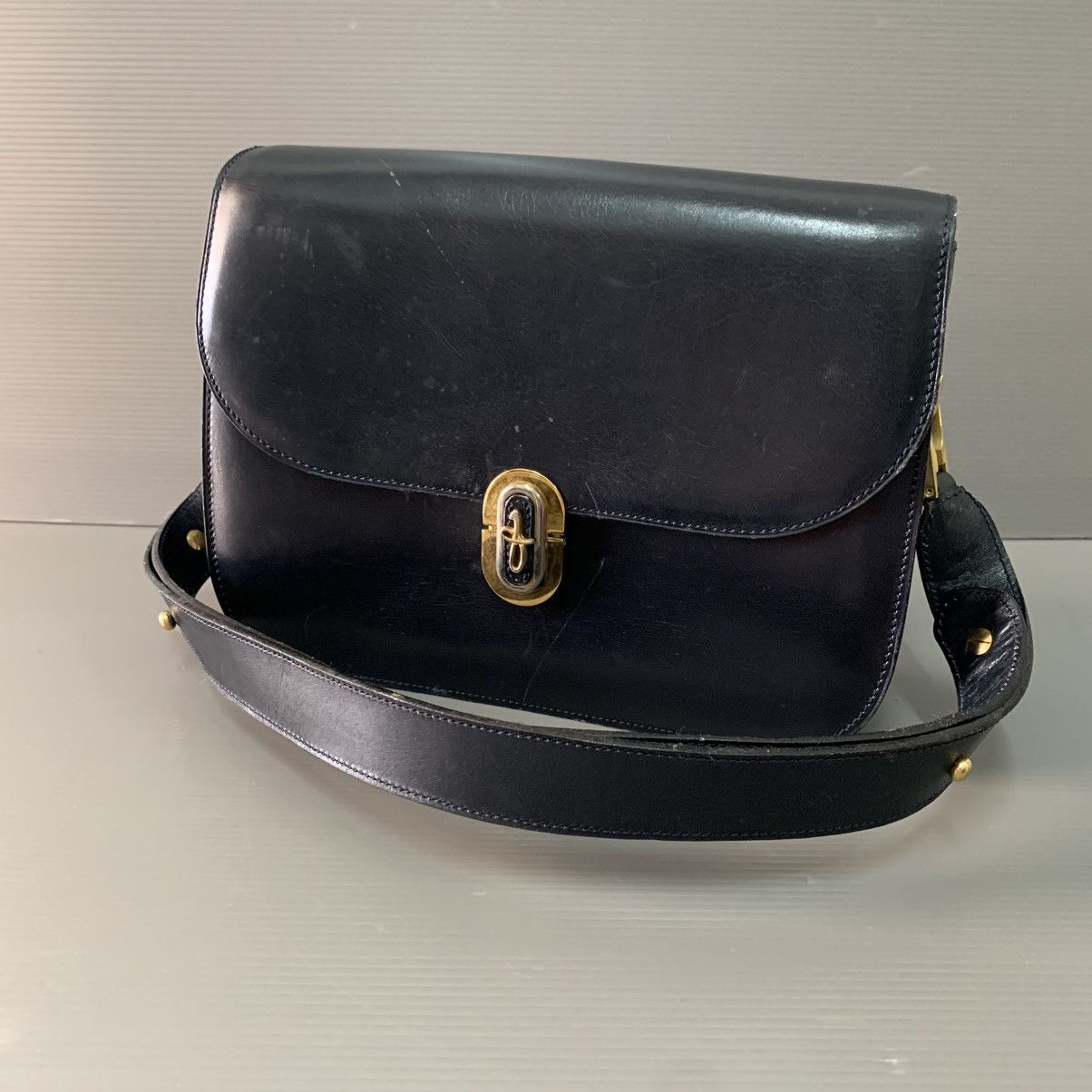 Branded Leather Montana Like Celine Box Design Bag Size ONE SIZE - 2 Thumbnail