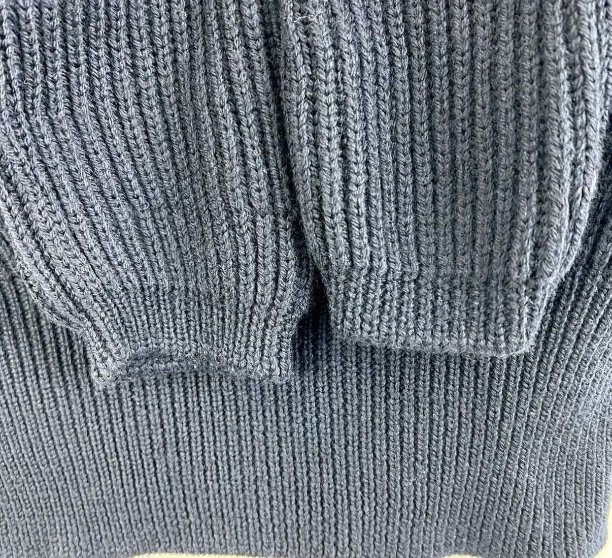 Dior Dior Navy Blue Irregular Open Back Knit Sweater K12 Size M / US 6-8 / IT 42-44 - 5 Thumbnail