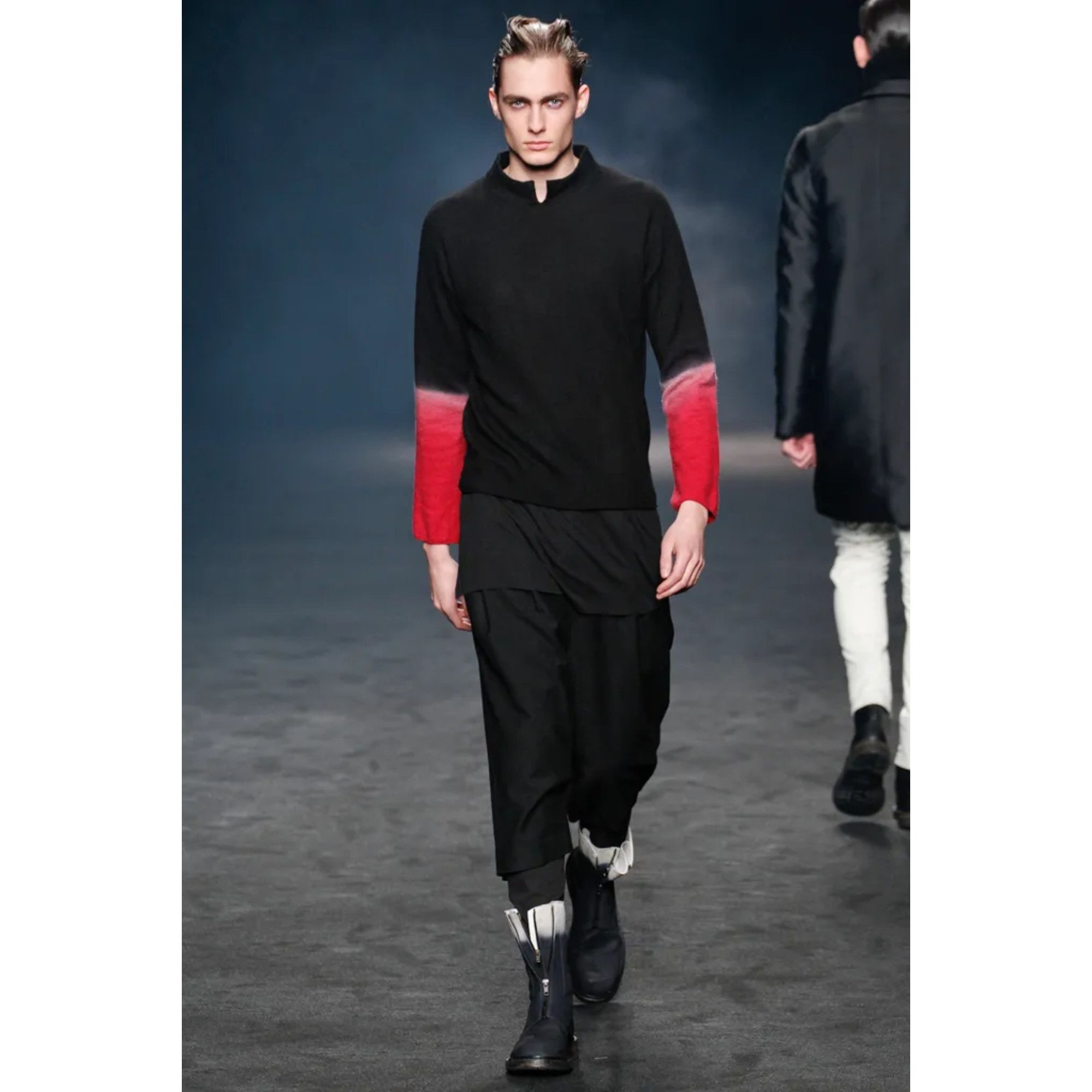 Ann Demeulemeester Ann Demeulemeester AW12 Double Zip Gradient Suede Boots Size US 9 / EU 42 - 6 Thumbnail
