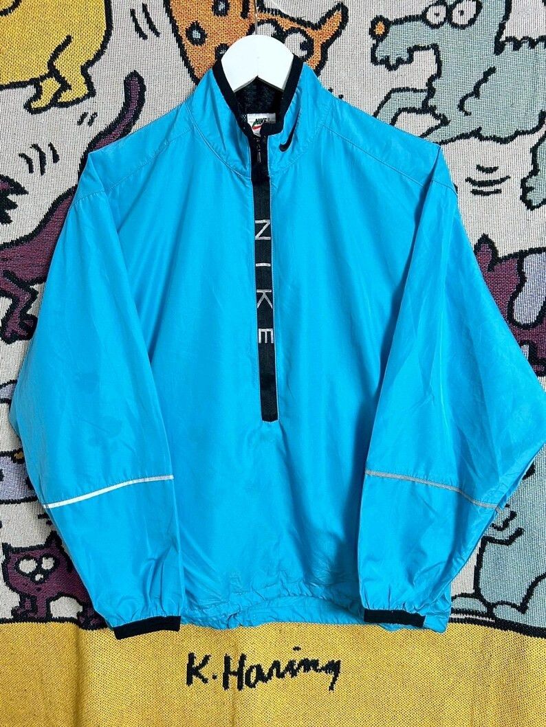 Nike Vintage 90s Nike Half Zip Jacket size S Size US S / EU 44-46 / 1 - 1 Thumbnail