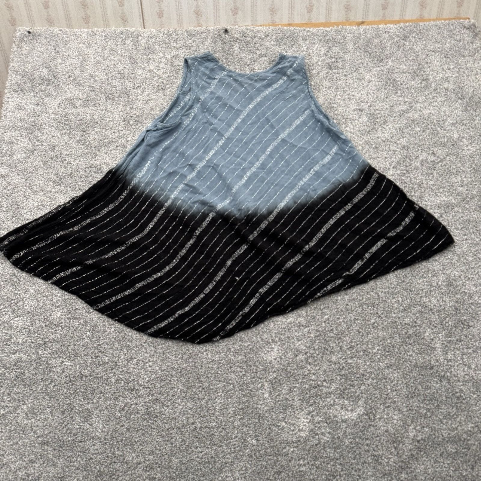Other Boho Lagenlook Top Women One Size Ombre Hippie Asymmetrical Size ONE SIZE - 6 Thumbnail