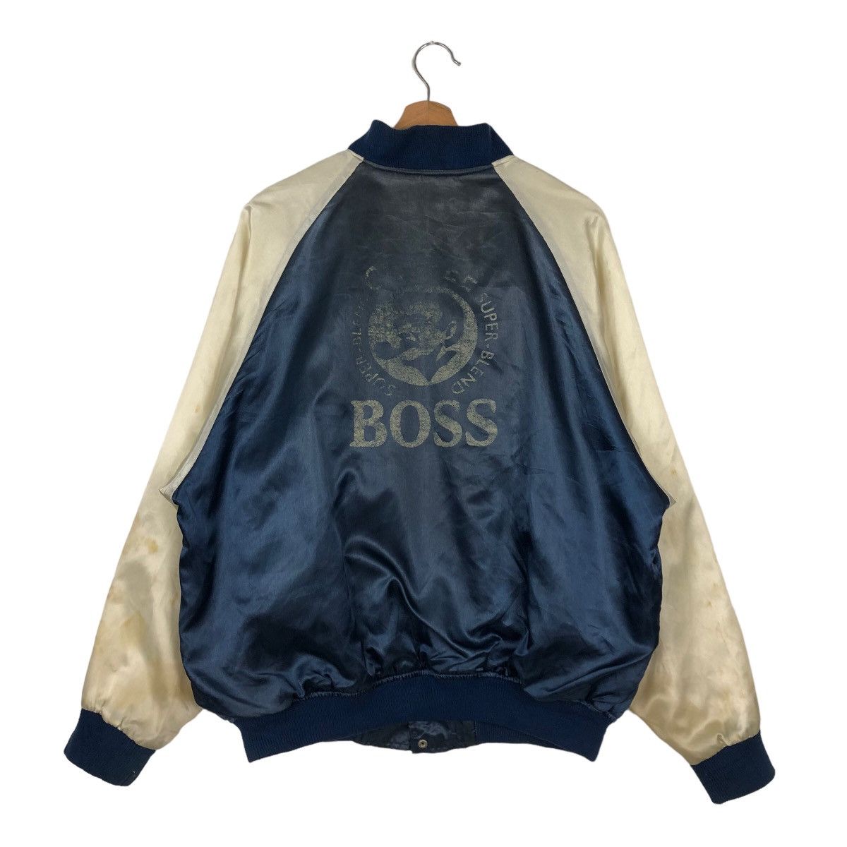 Japanese Brand TRUE VINTAGE BOMBER JACKET SATIN SUNTORY COFFEE BIG LOGO Size US M / EU 48-50 / 2 - 7 Thumbnail