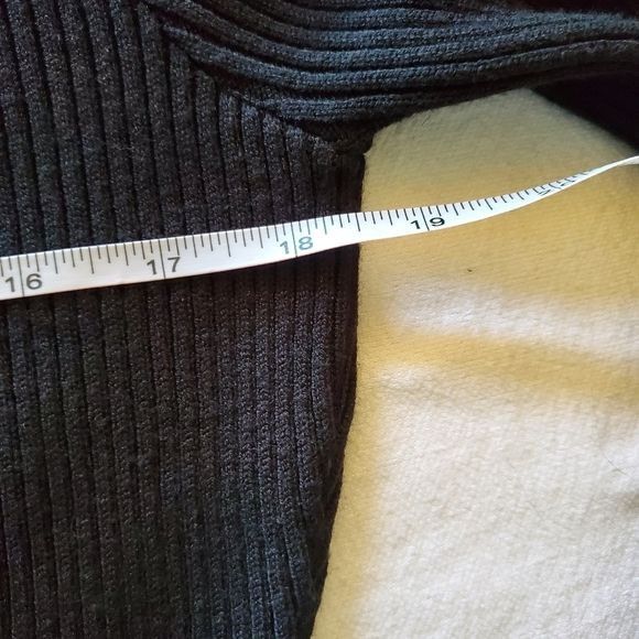 Vintage Anrabess Black Ribbed Sweater Long Sleeve Sz. XL Dress Size XL / US 12-14 / IT 48-50 - 8 Thumbnail