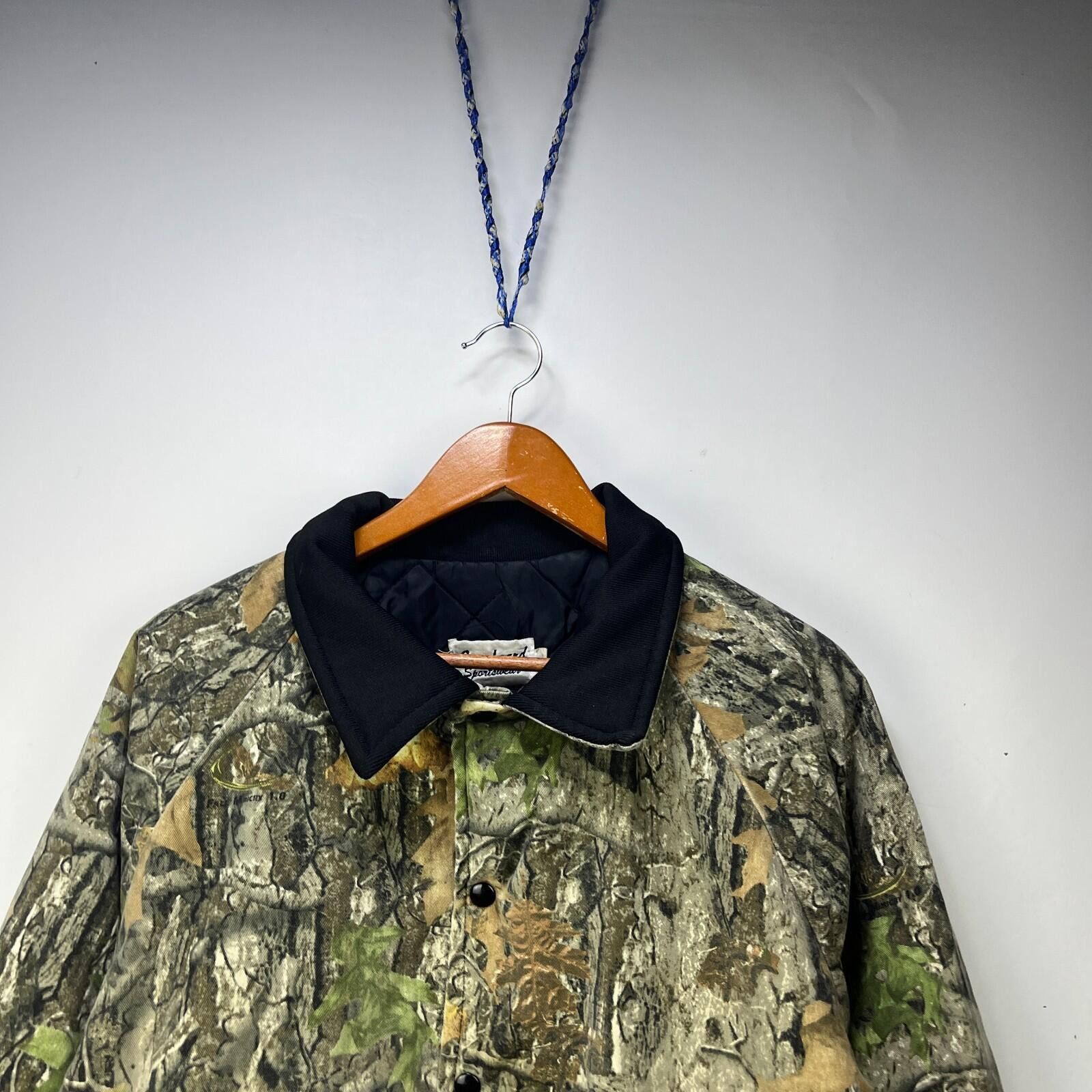 Walls Vintage 90s Walls Tree Camo Quilted Bomber Jacket Large Size US L / EU 52-54 / 3 - 2 Thumbnail