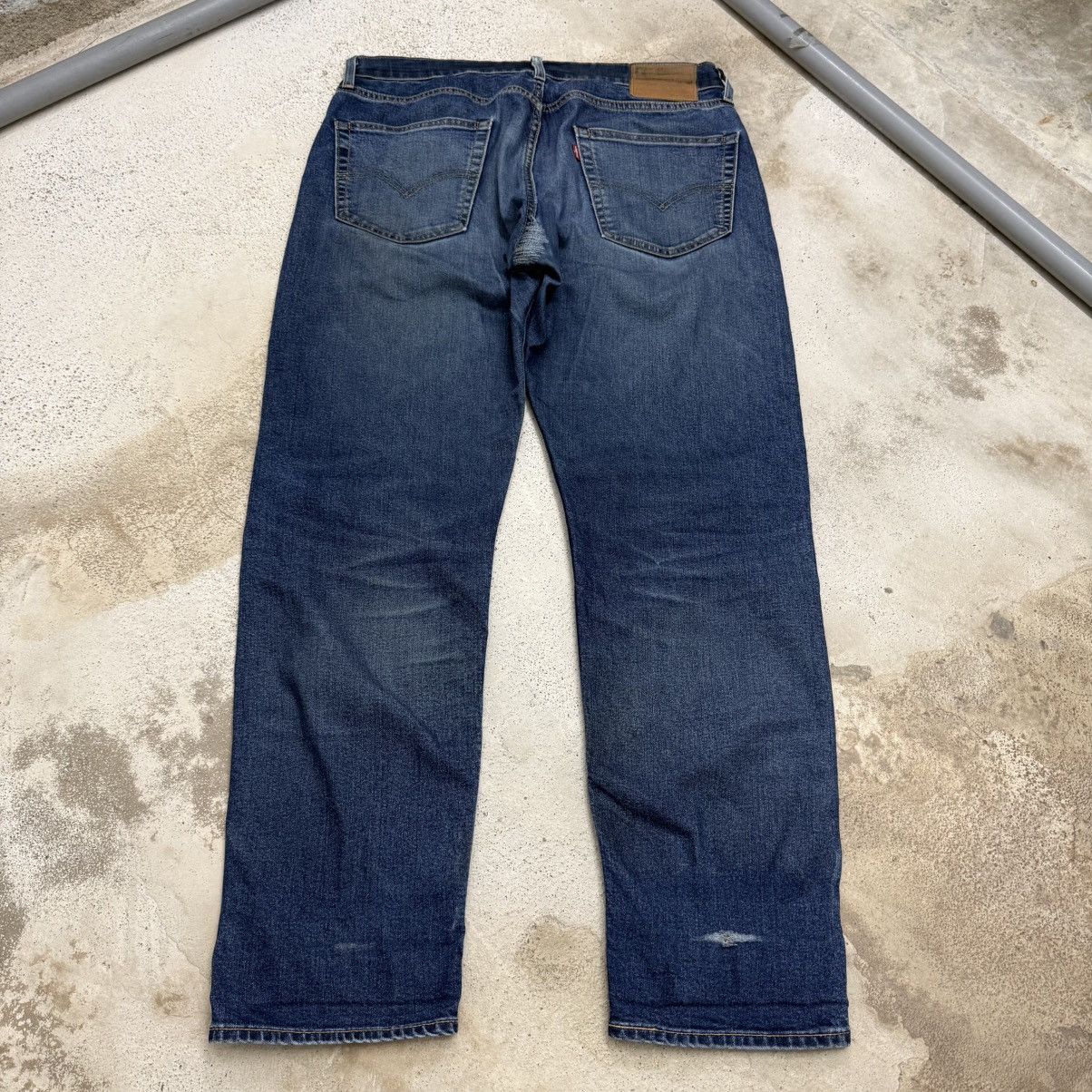 Levi's Levis 502 Big E Repro Stretch Warm Denim Chainstich Pants Size US 33 - 2 Thumbnail